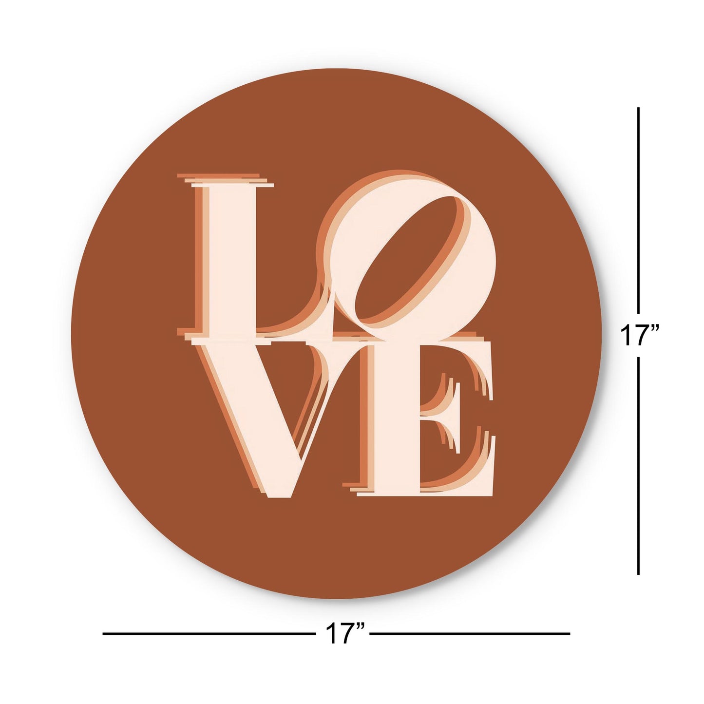 Modern Minimalist Pennsylvania Love Dark | Wood Sign | Eaches | Min 1
