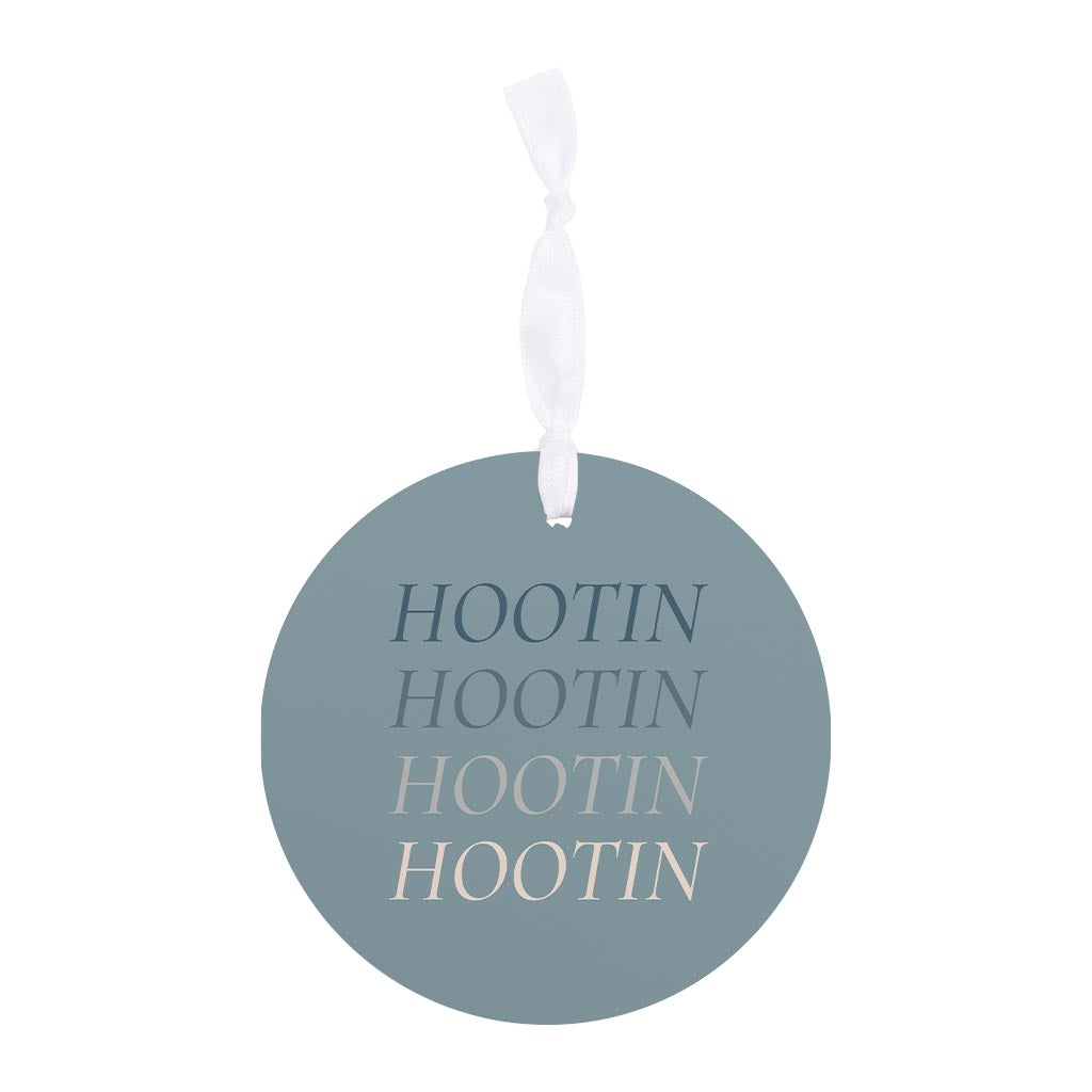 Modern Minimalist Arkansas Hootin| Wood Ornament | Eaches | Min 6