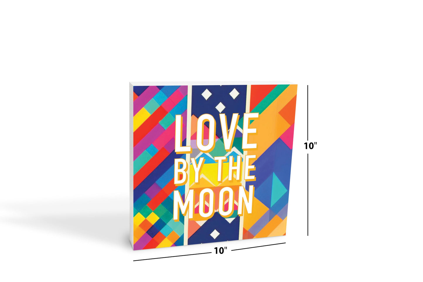 Love By The Moon | Wood Block | Eaches | Min 2