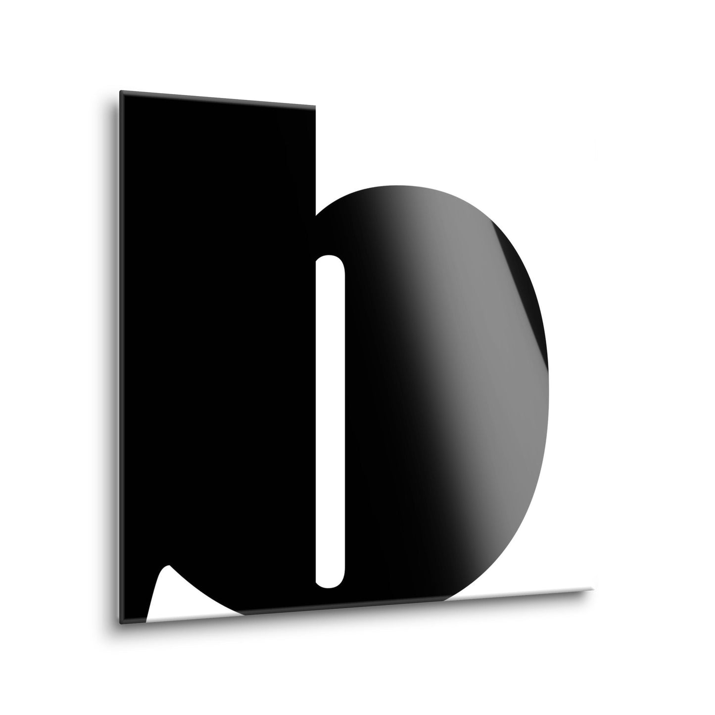 Fun Chunky Monogram B | Hi-Def Glass Art | Eaches | Min 2