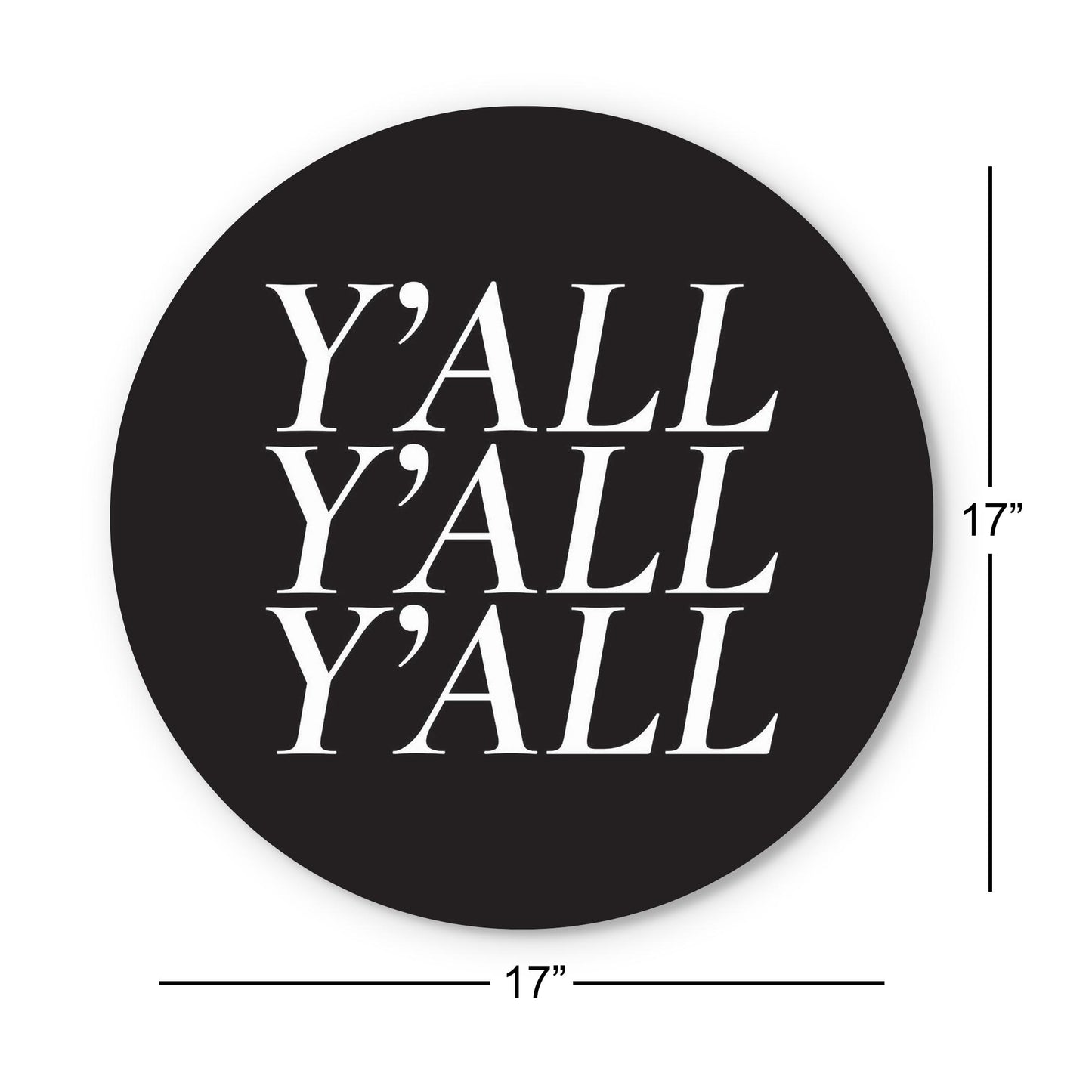 Minimalistic B&W Texas Yall | Wood Sign | Eaches | Min 1