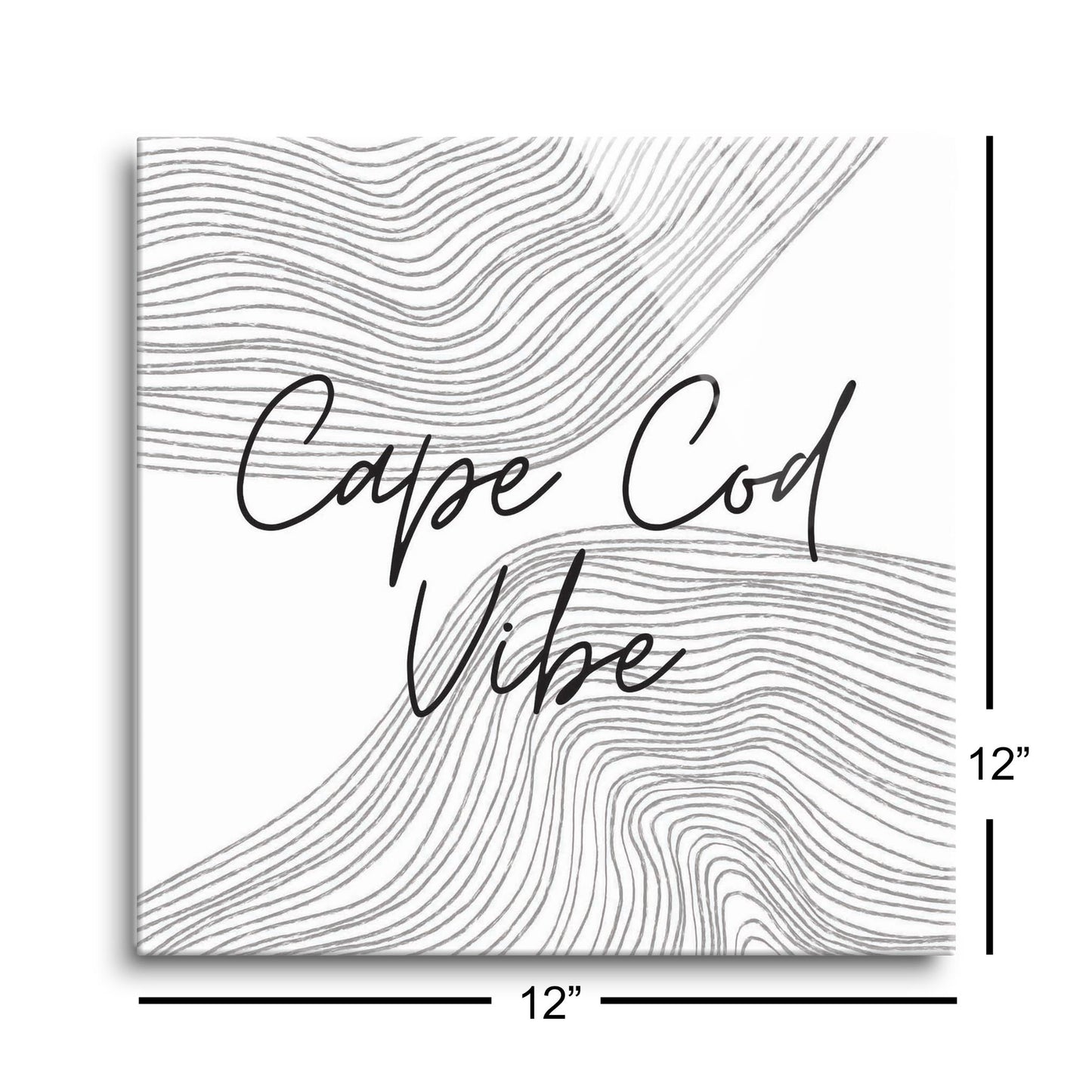 Minimalistic B&W Cape Cod Vibe | Hi-Def Glass Art | Eaches | Min 1