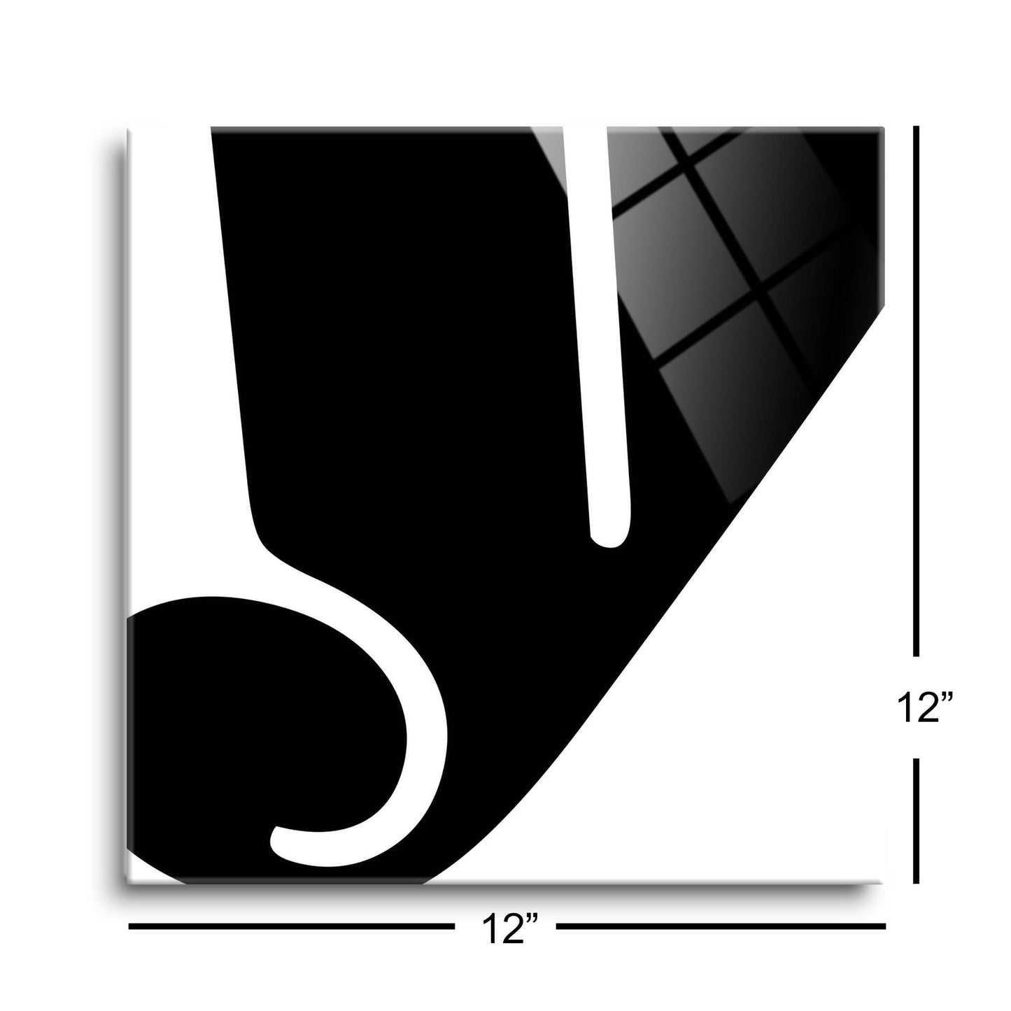 Fun Chunky Monogram Y | Hi-Def Glass Art | Eaches | Min 1