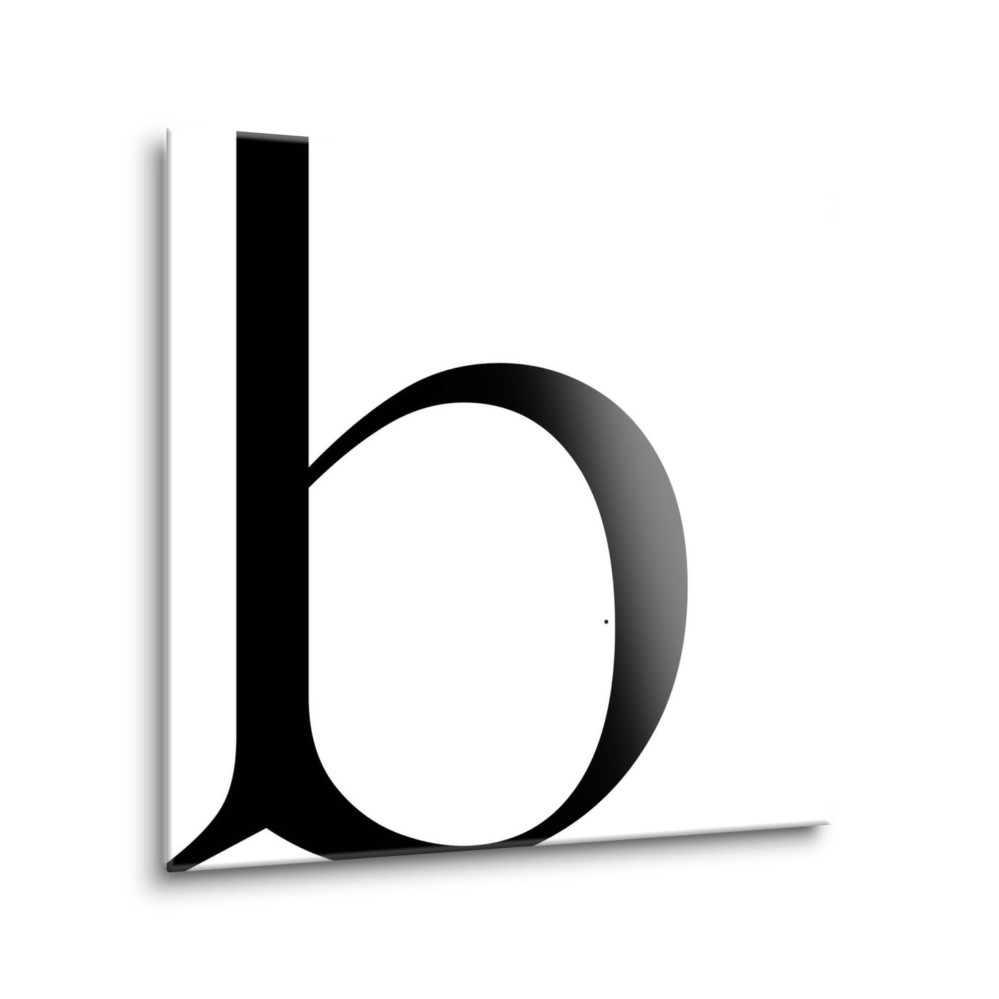 Minimal Monogram B | Hi-Def Glass Art | Eaches | Min 2
