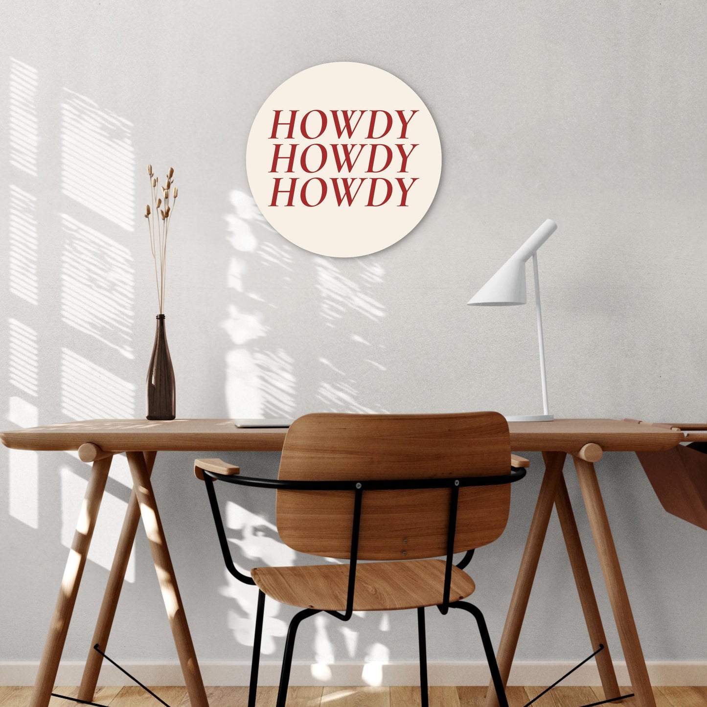 Modern Minimalist Texas Howdy | Wood Sign | Eaches | Min 1