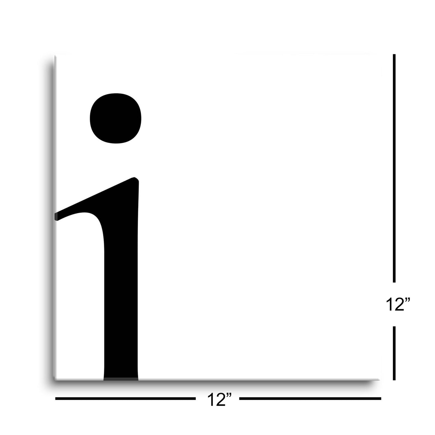 Minimal Monogram I | Hi-Def Glass Art | Eaches | Min 1