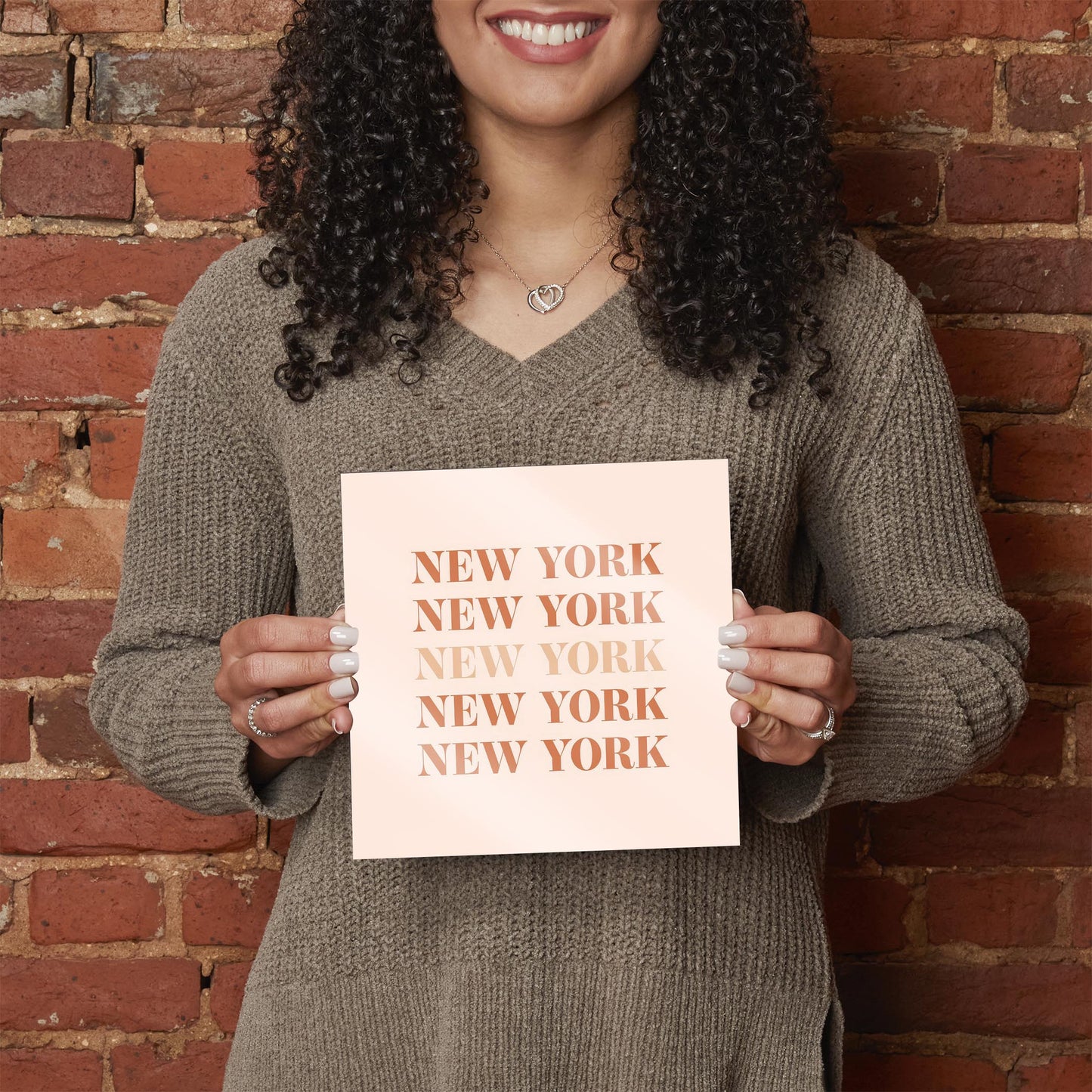 Modern Minimalist New York Repeated Light | Hi-Def Glass Art | Eaches | Min 2