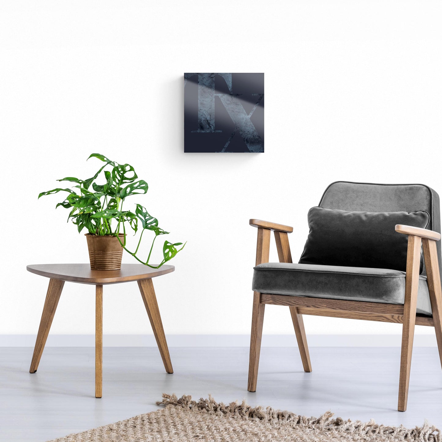 Modern Minimalist Texas Blue Tx | Hi-Def Glass Art | Eaches | Min 1