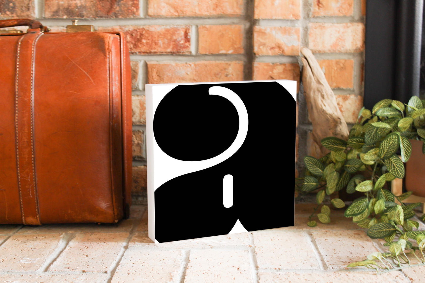 Fun Chunky Monogram A | Wood Block | Eaches | Min 2