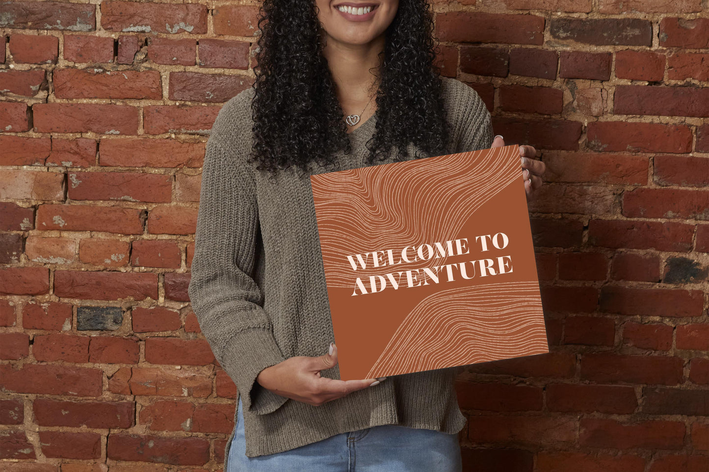 Modern Minimalist Pennsylvania Adventure Quip | Wood Sign | Eaches | Min 2