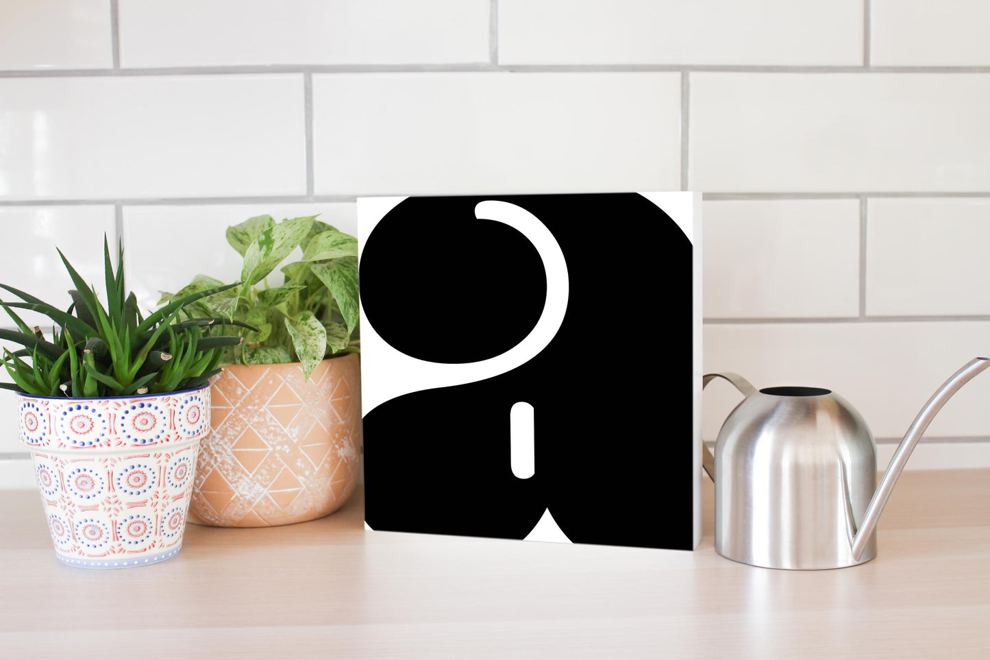 Fun Chunky Monogram A | Wood Block | Eaches | Min 2