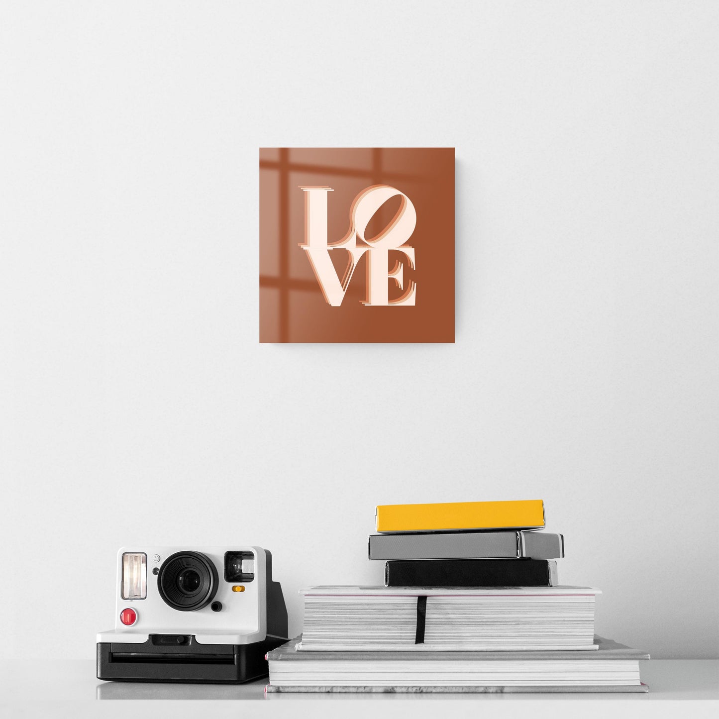 Modern Minimalist Pennsylvania Love Dark | Hi-Def Glass Art | Eaches | Min 2