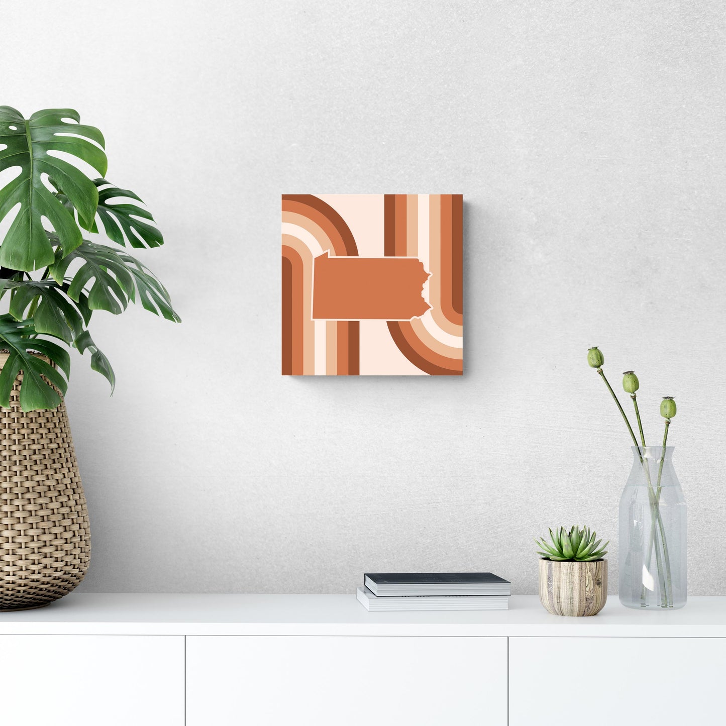 Modern Minimalist Pennsylvania State | Wood Sign | Eaches | Min 2