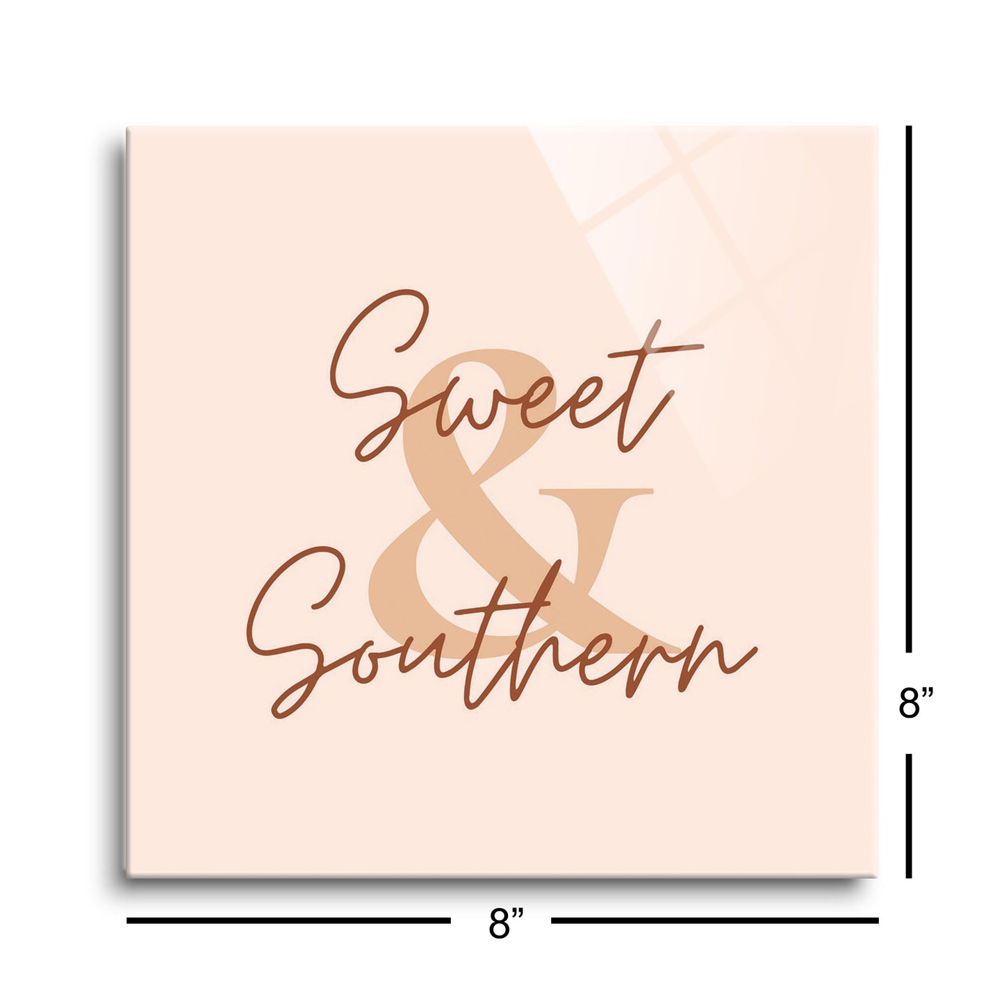 Modern Minimalist Texas Sweet Southern | Hi-Def Glass Art | Eaches | Min 2