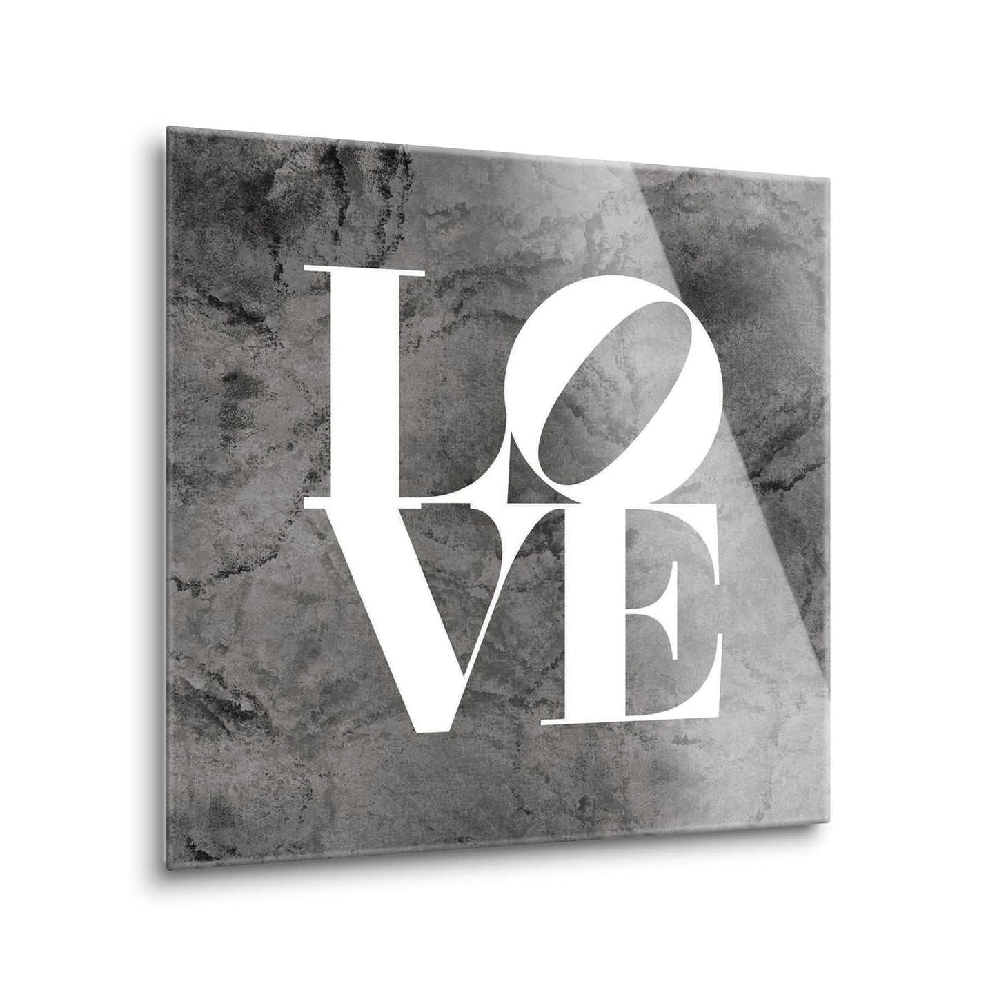 Minimalistic B&W Pennsylvania Love Dark | Hi-Def Glass Art | Eaches | Min 2