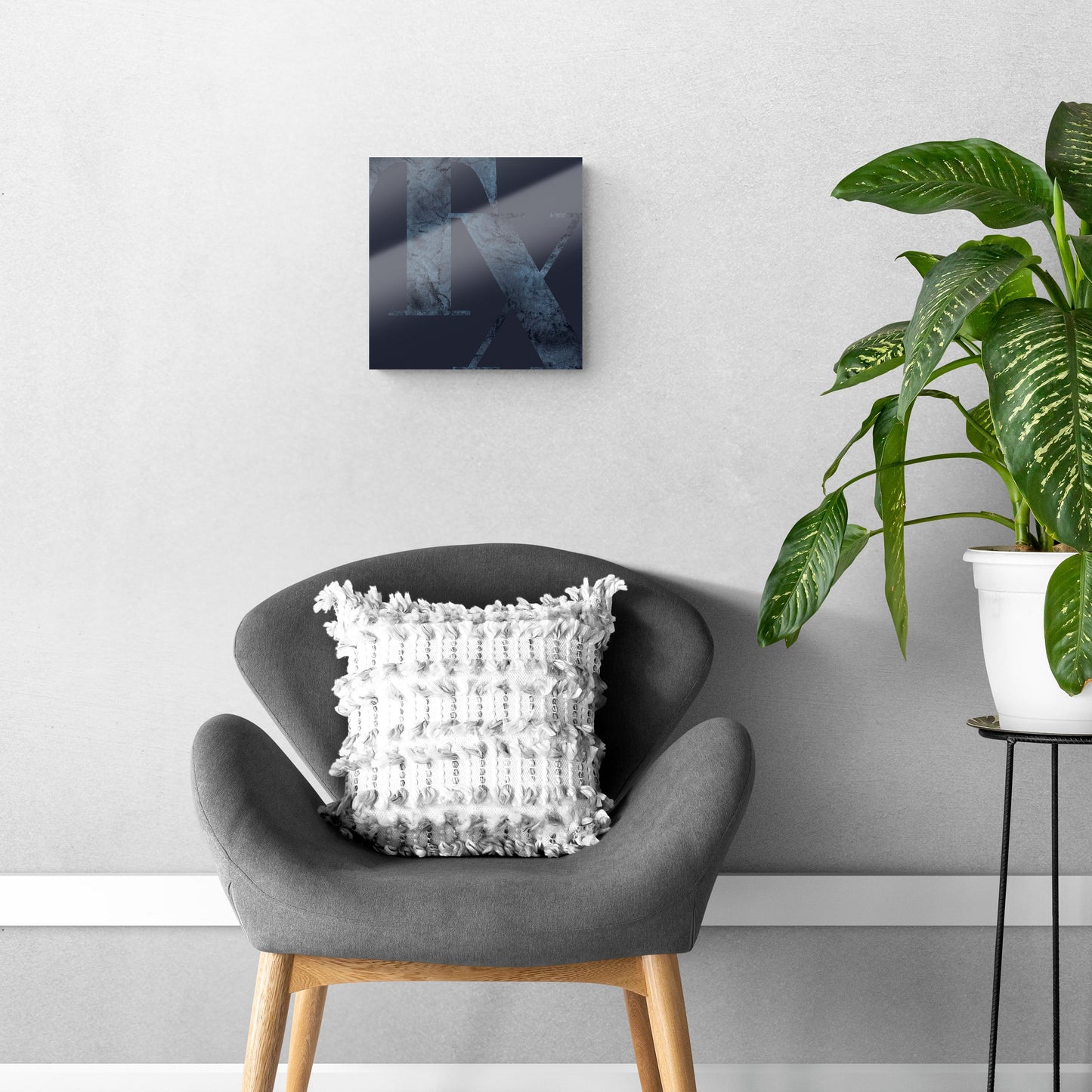 Modern Minimalist Texas Blue Tx | Hi-Def Glass Art | Eaches | Min 1