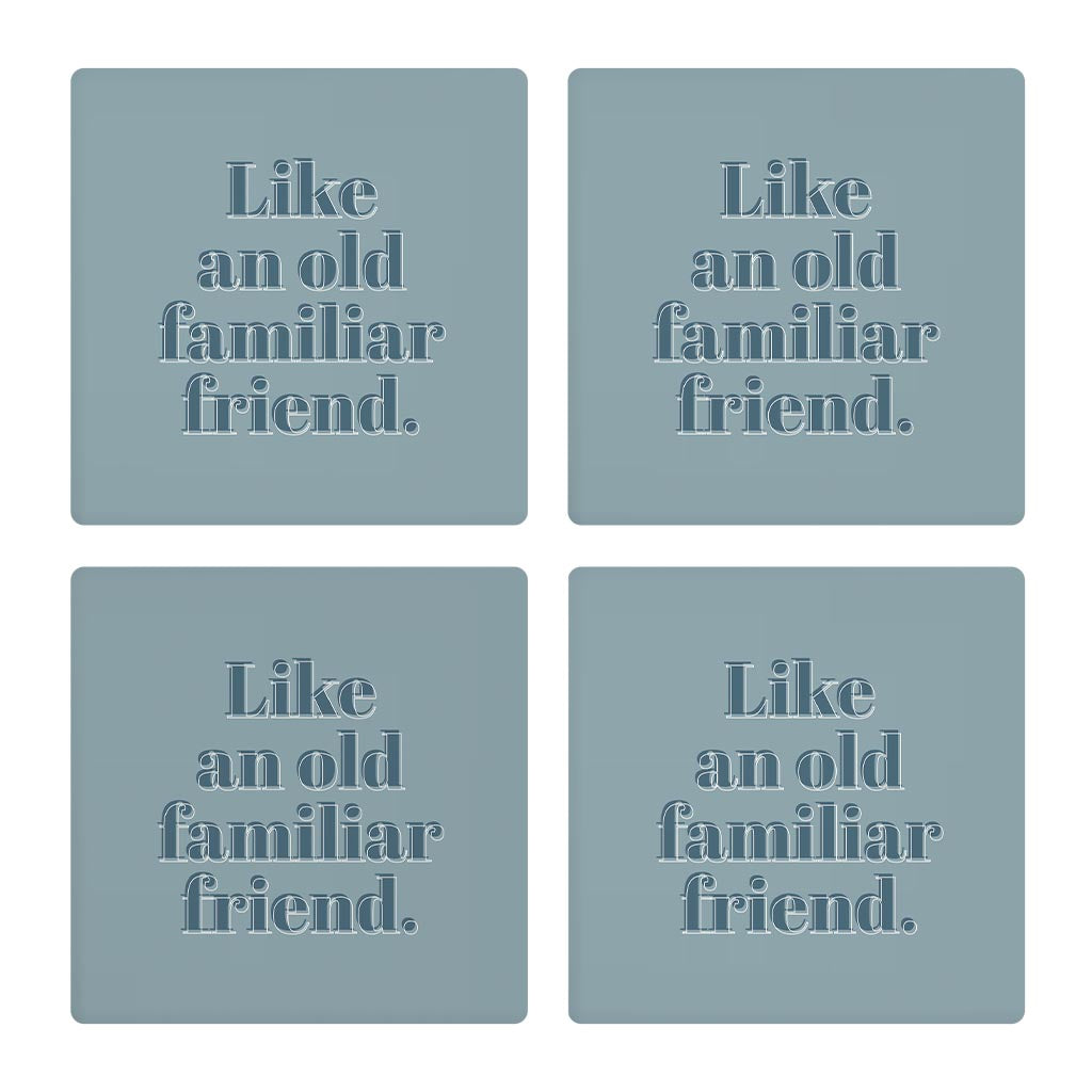 Modern Minimalist Arkansas Familiar Friend | Absorbent Coasters | Set of 4 | Min 2