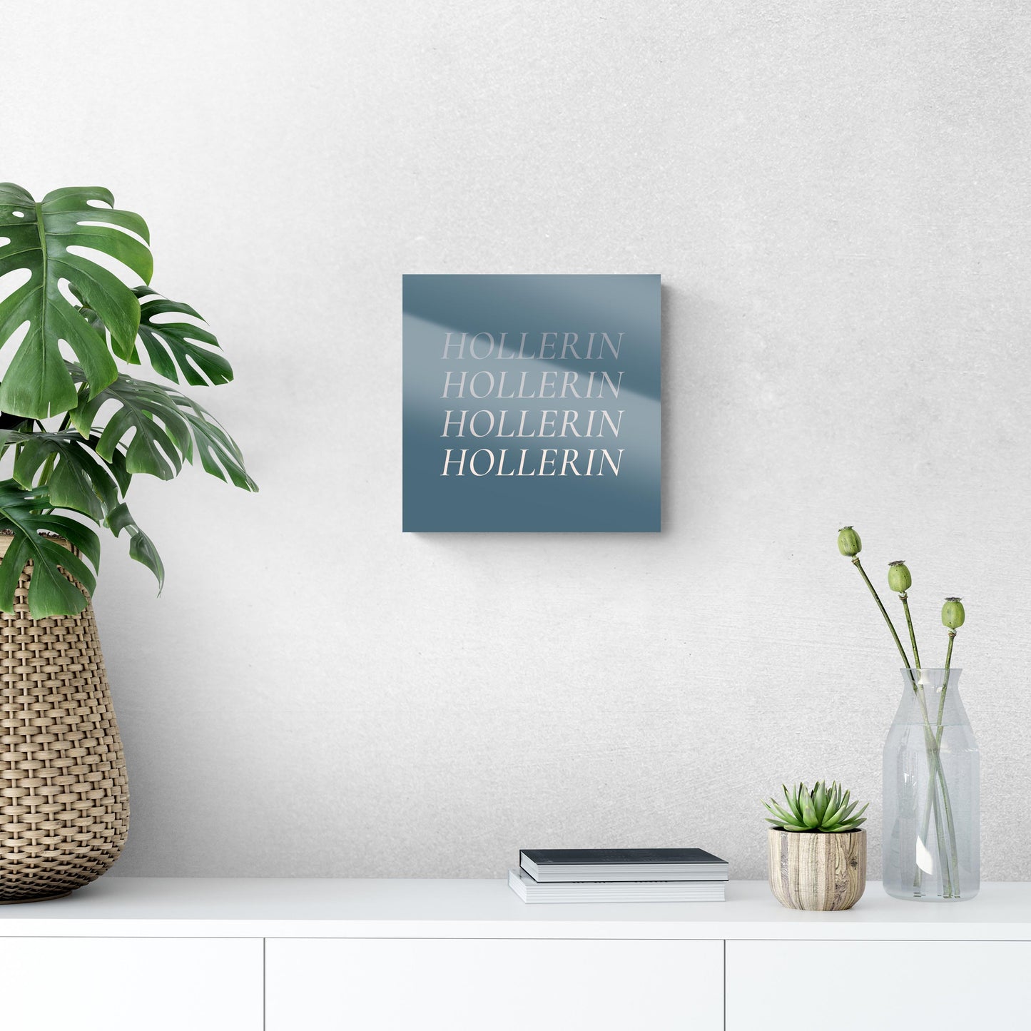 Modern Minimalist Arkansas Hollerin | Hi-Def Glass Art | Eaches | Min 1