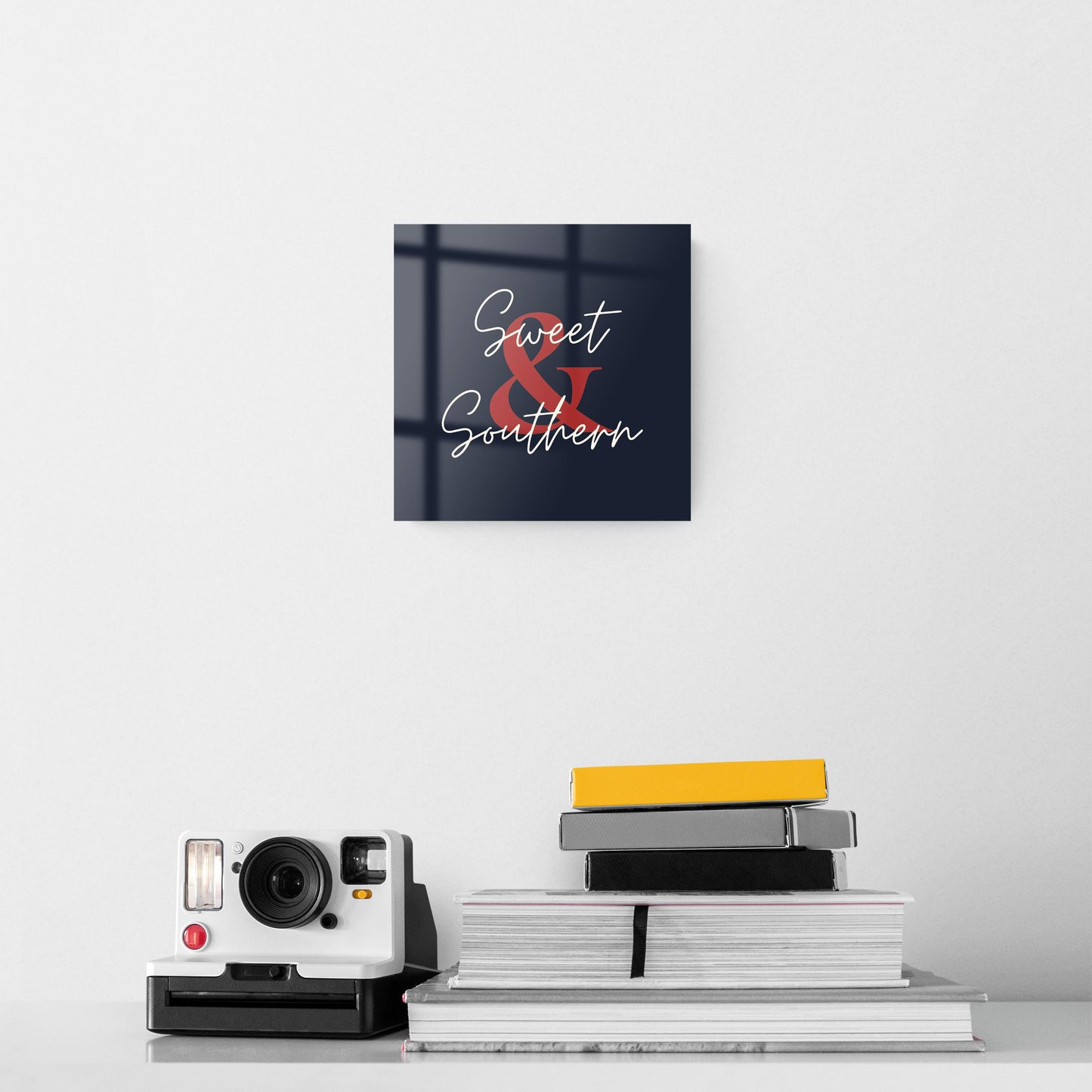 Modern Minimalist Texas Colors Sweet Southern | Hi-Def Glass Art | Eaches | Min 2