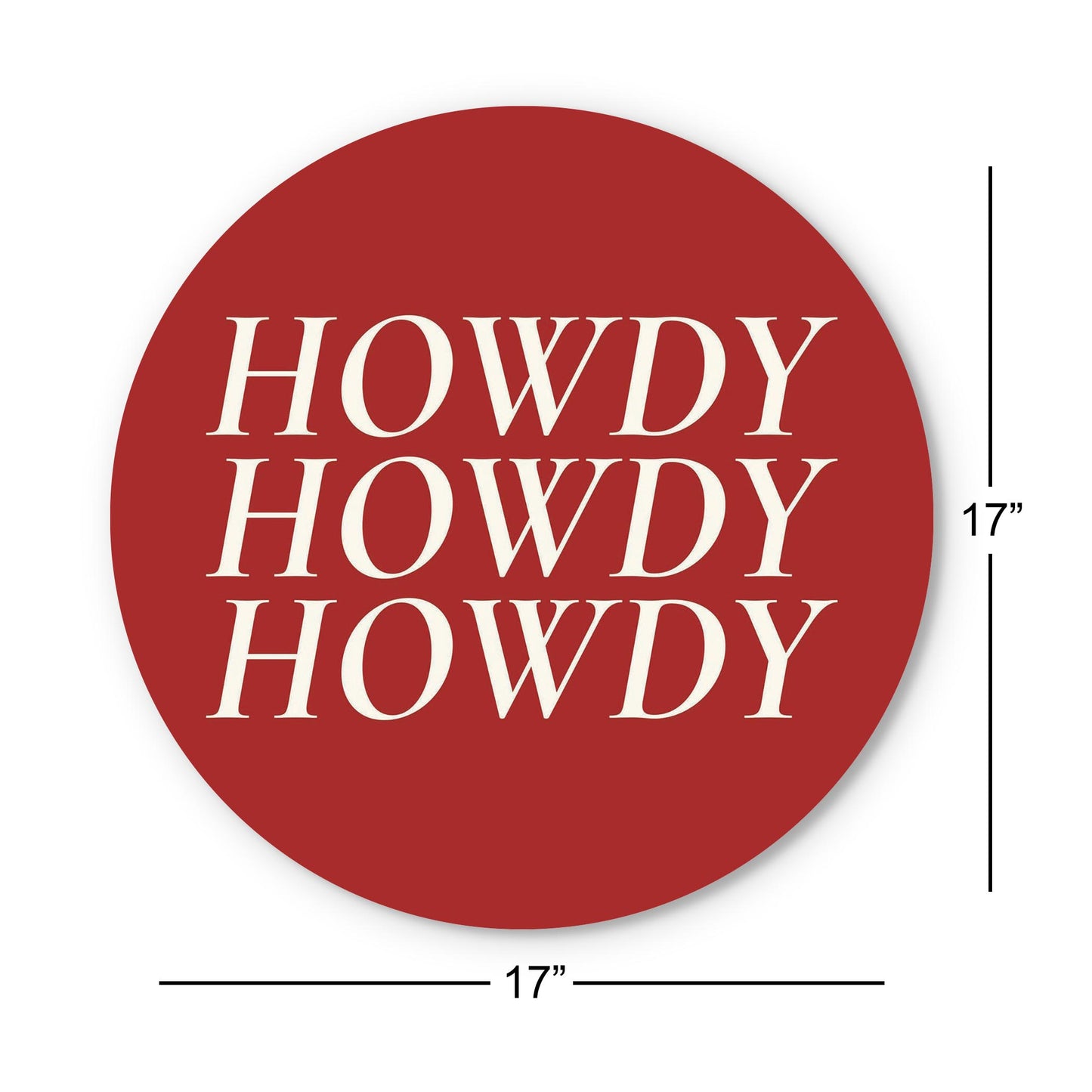 Modern Minimalist Texas Colors Howdy | Wood Sign | Eaches | Min 1