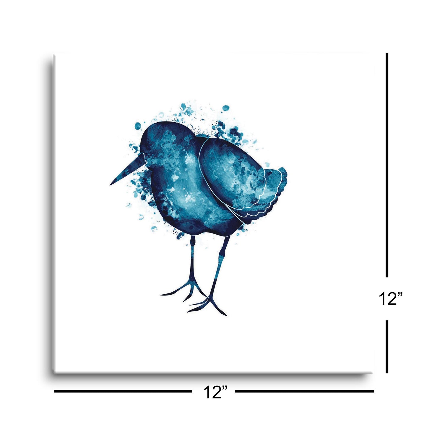 East Coast Water Color Sand Piper | Hi-Def Glass Art | Eaches | Min 1