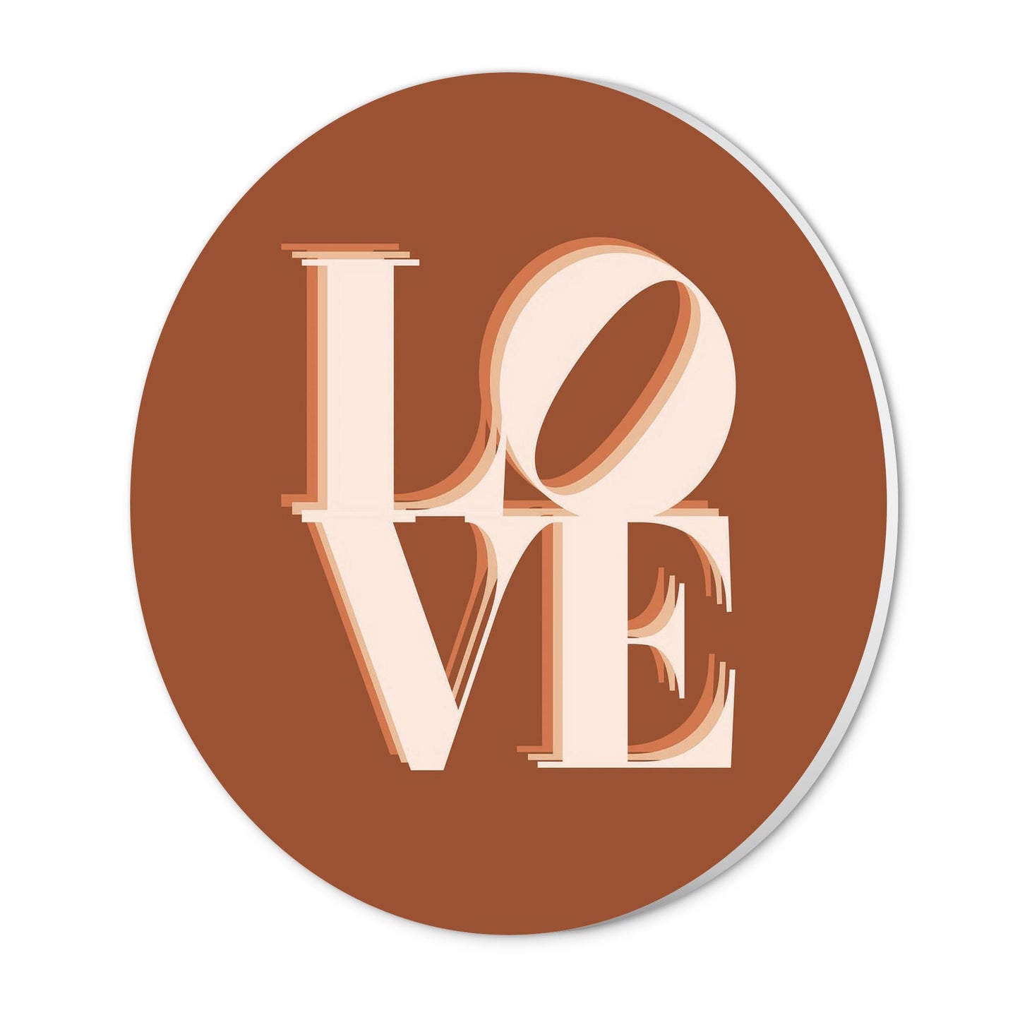 Modern Minimalist Pennsylvania Love Dark | Wood Sign | Eaches | Min 1