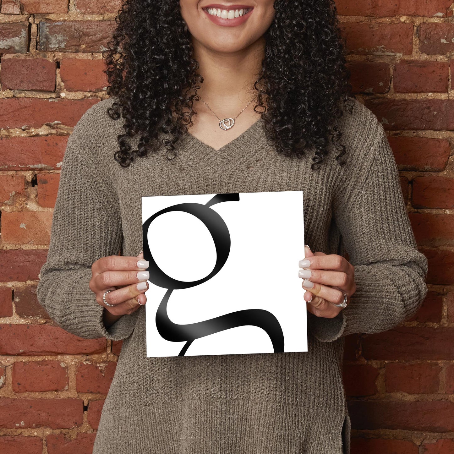 Minimal Monogram G | Hi-Def Glass Art | Eaches | Min 2