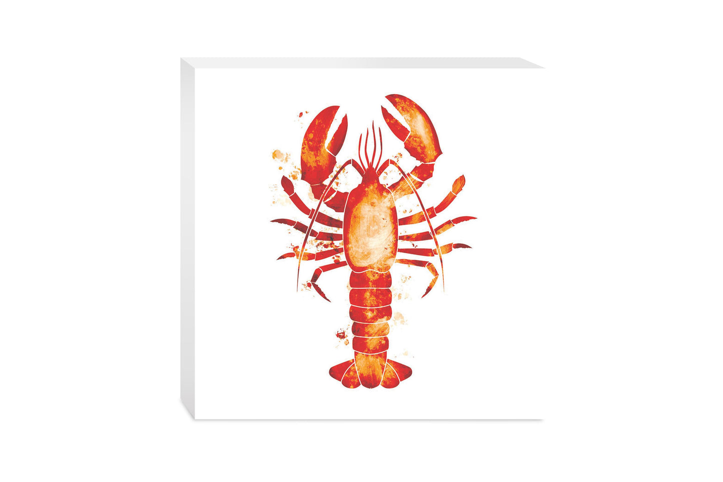 East Coast Water Color Lobster | Wood Block | Eaches | Min 2