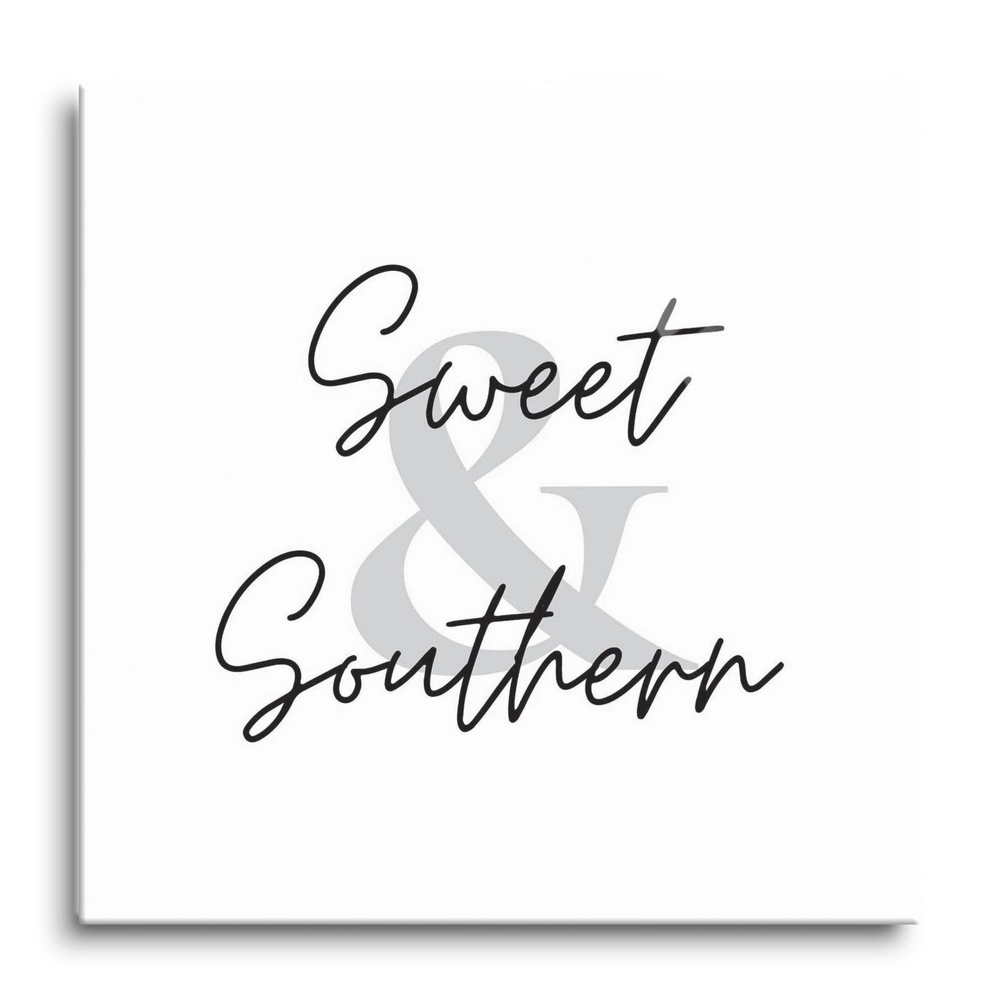 Minimalistic B&W Texas Sweet Southern | Hi-Def Glass Art | Eaches | Min 1