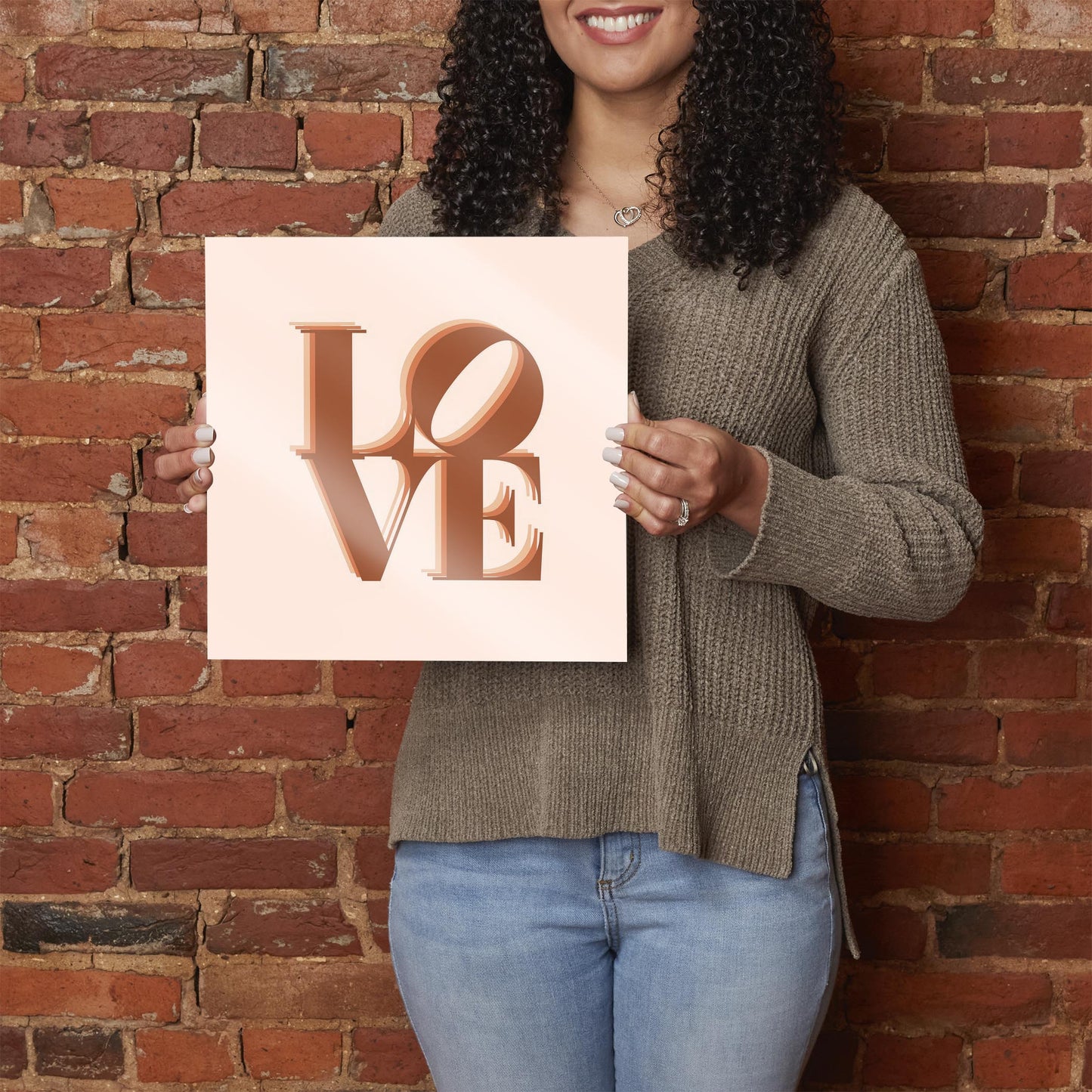 Modern Minimalist Pennsylvania Love Light | Hi-Def Glass Art | Eaches | Min 1