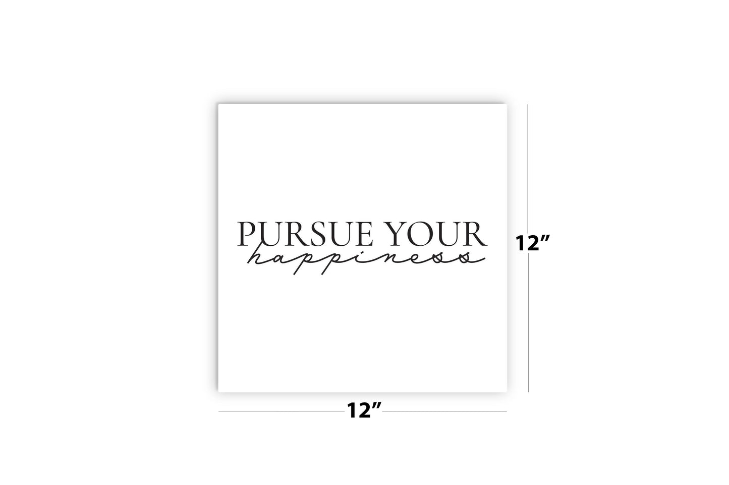 Minimalistic B&W Pennsylvania Happiness Quip | Wood Sign | Eaches | Min 2