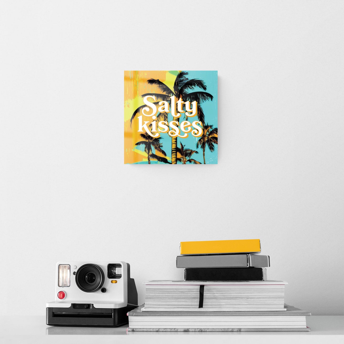 Salty Kisses Palm Trees | Hi-Def Glass Art | Eaches | Min 2