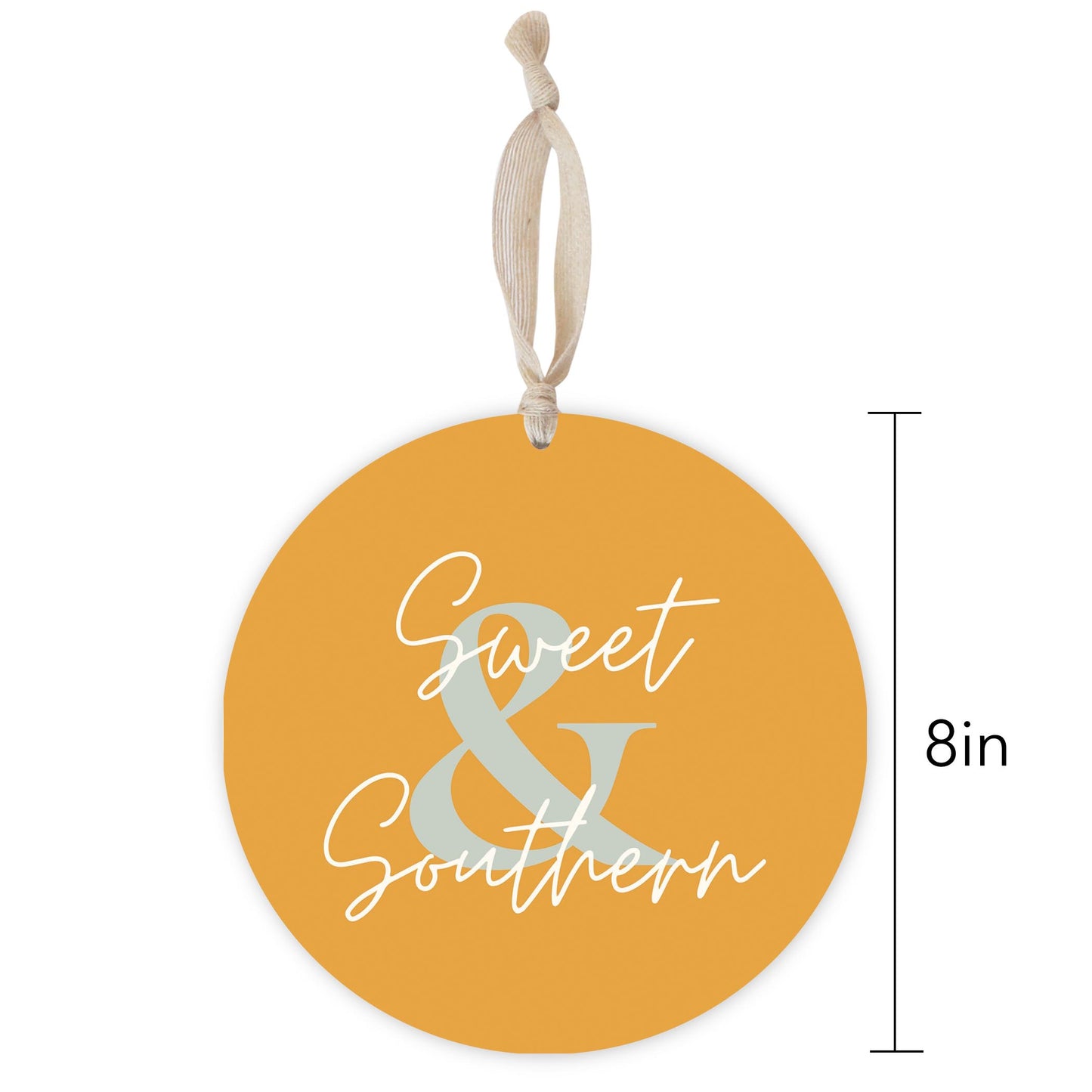 Modern Minimalist Oklahoma Sweet Southern | Wood Ornament | Eaches | Min 1