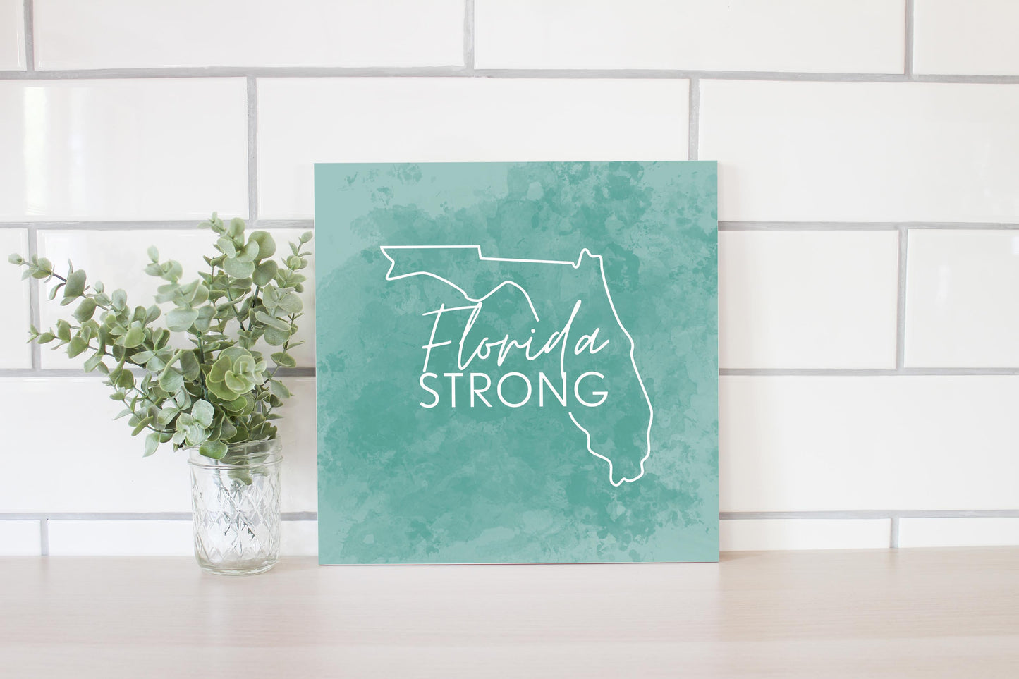 Florida Strong Blue | Wood Sign | Eaches | Min 2