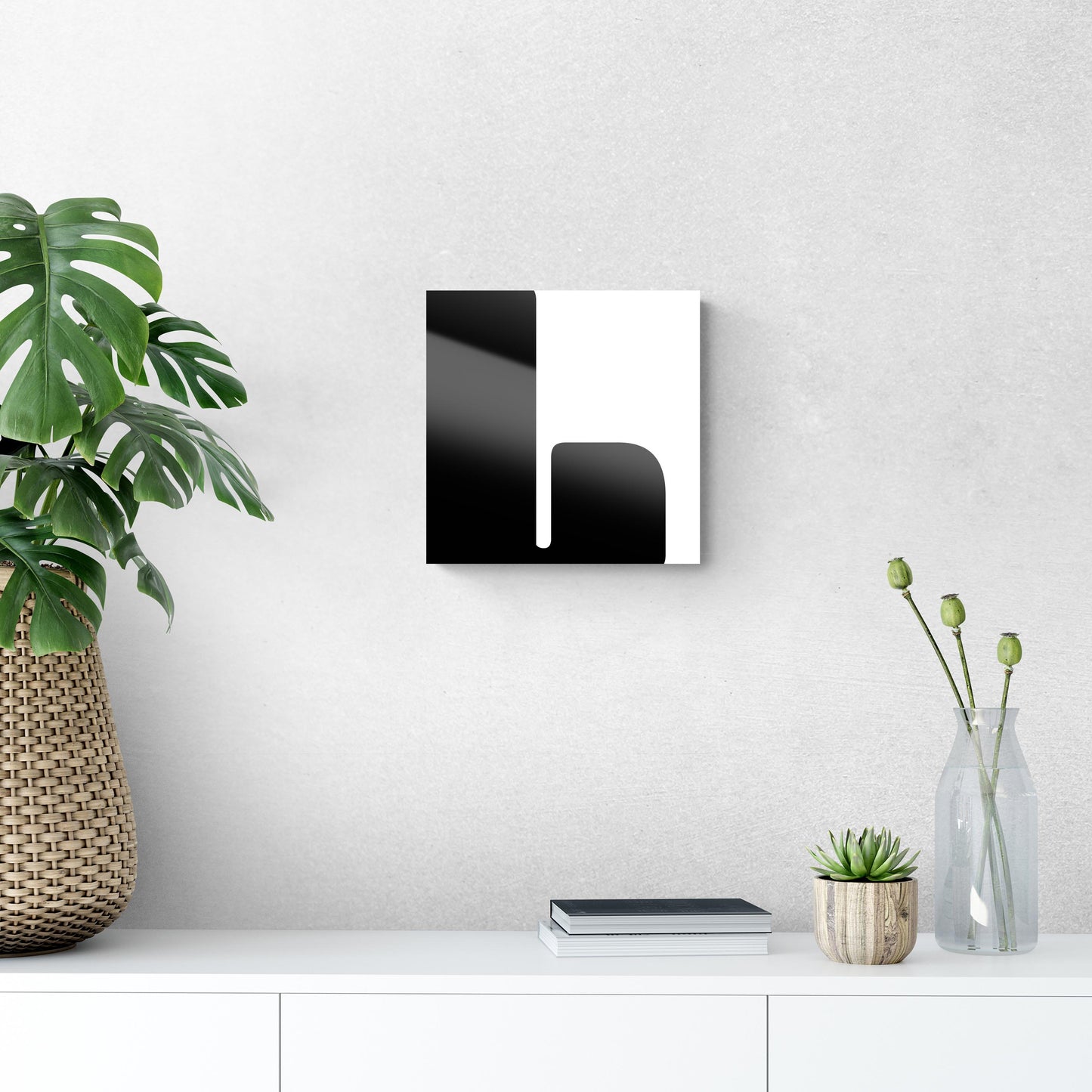 Fun Chunky Monogram L | Hi-Def Glass Art | Eaches | Min 1