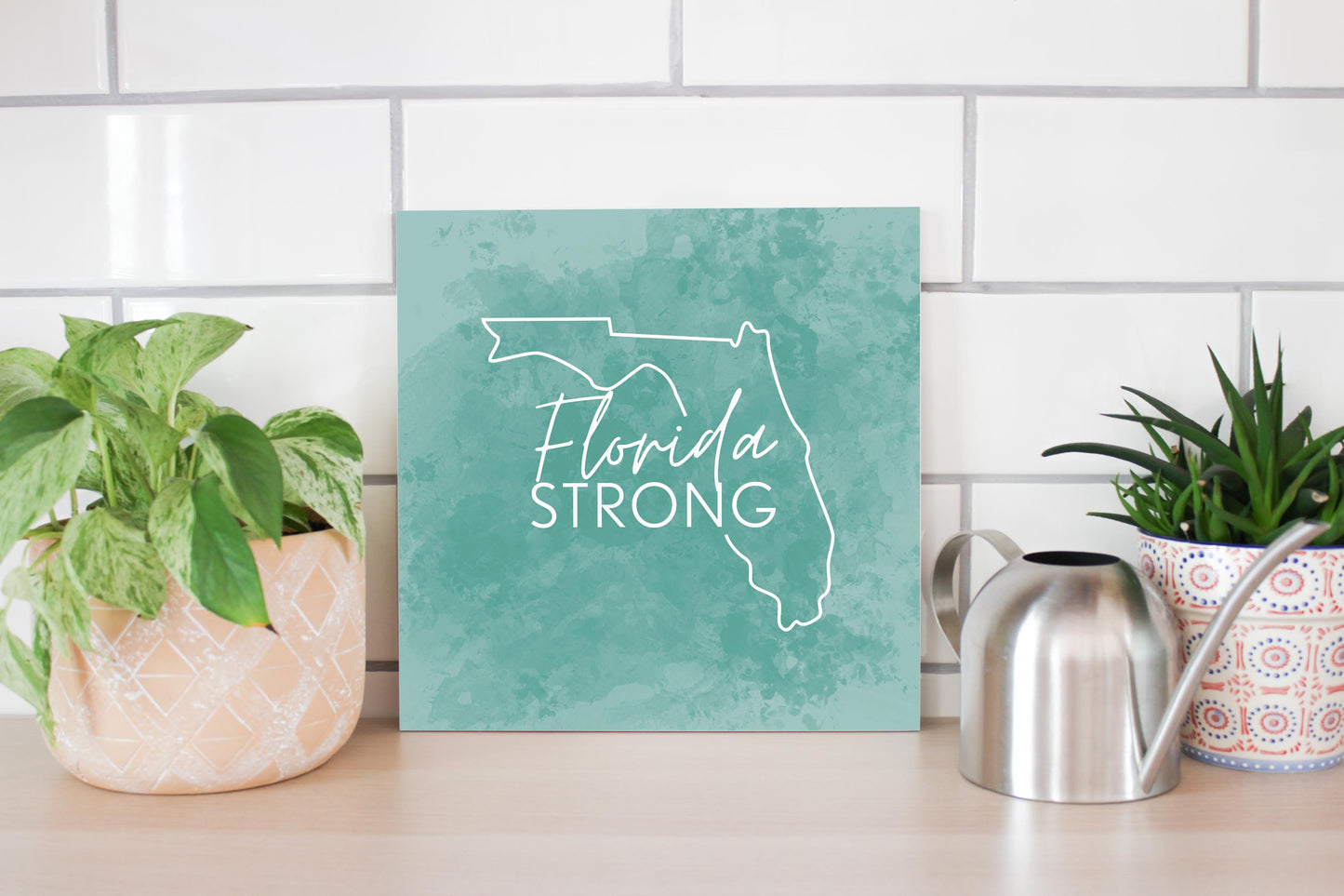 Florida Strong Blue | Wood Sign | Eaches | Min 2