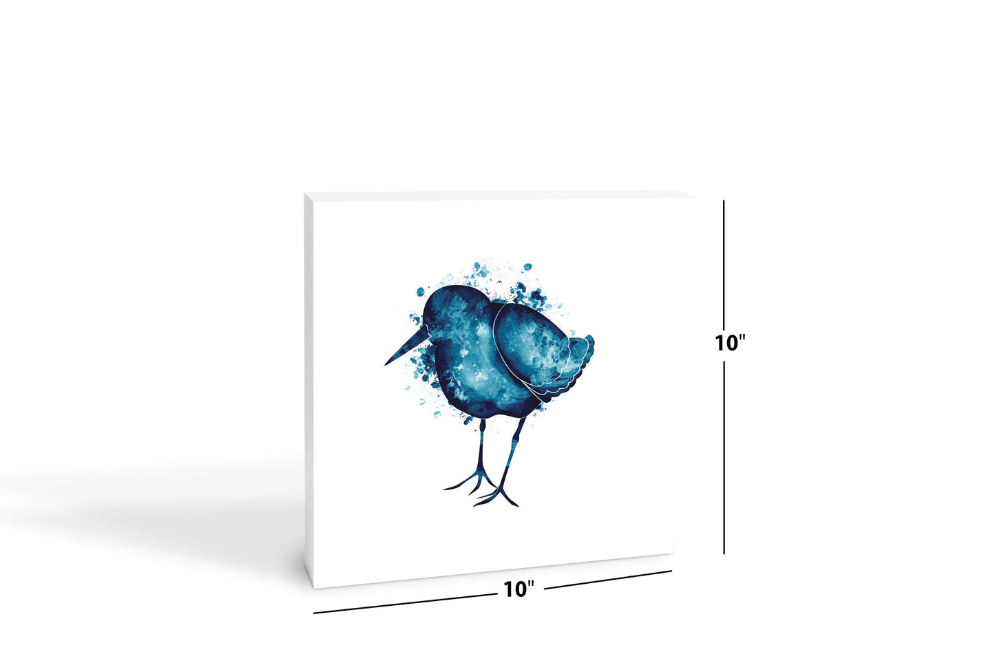 East Coast Water Color Sand Piper | Wood Block | Eaches | Min 2