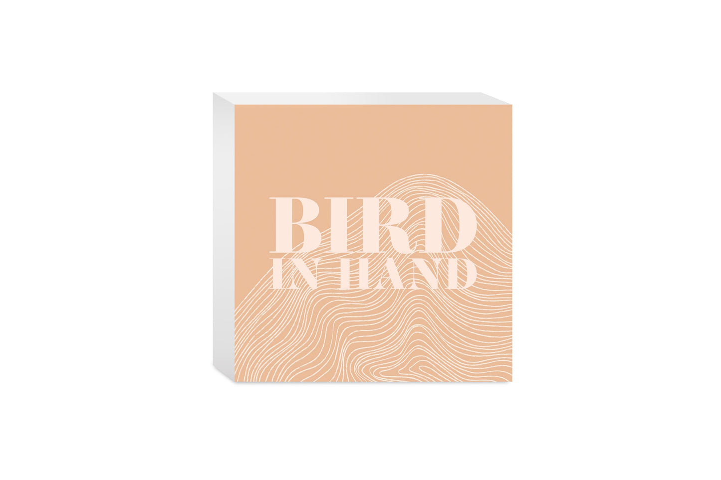 Modern Minimalist Pennsylvania Bird Quip | Wood Block | Eaches | Min 4