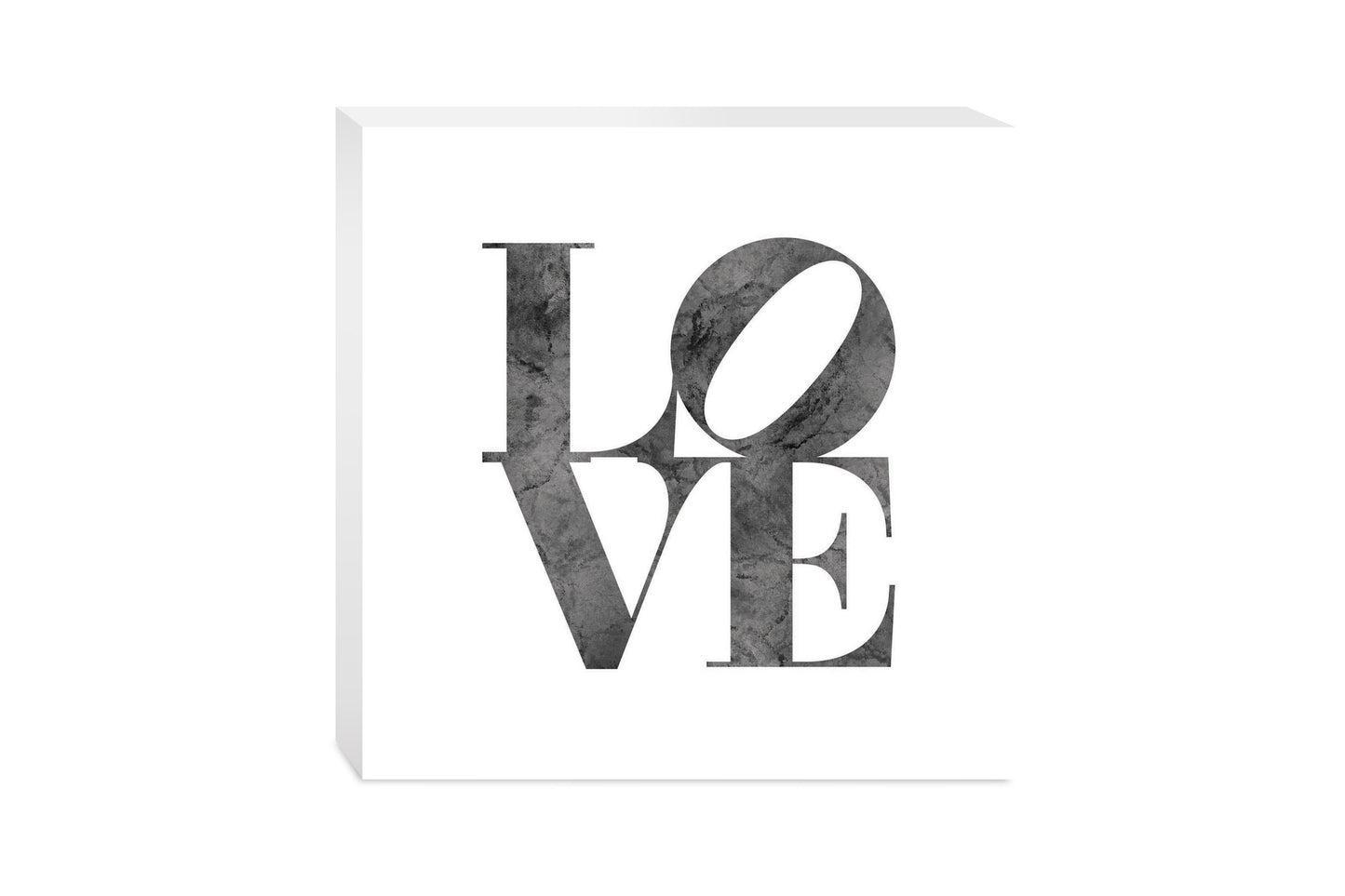 Minimalistic B&W Pennsylvania Love Light | Wood Block | Eaches | Min 2