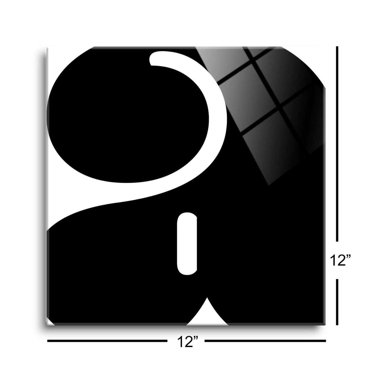 Fun Chunky Monogram A | Hi-Def Glass Art | Eaches | Min 1