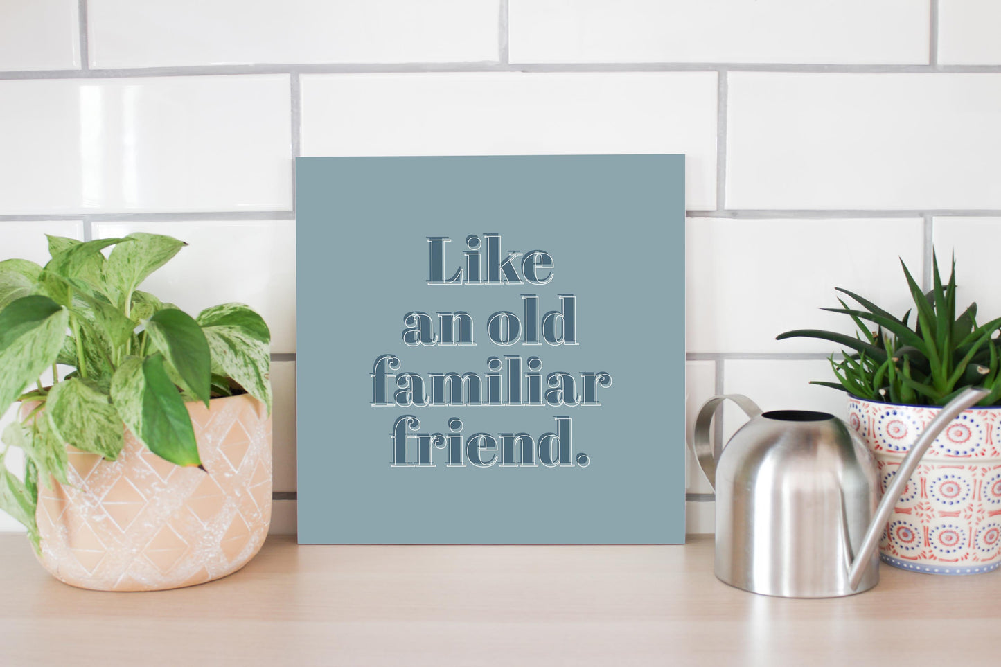 Modern Minimalist Arkansas Familiar Friend | Wood Sign | Eaches | Min 2
