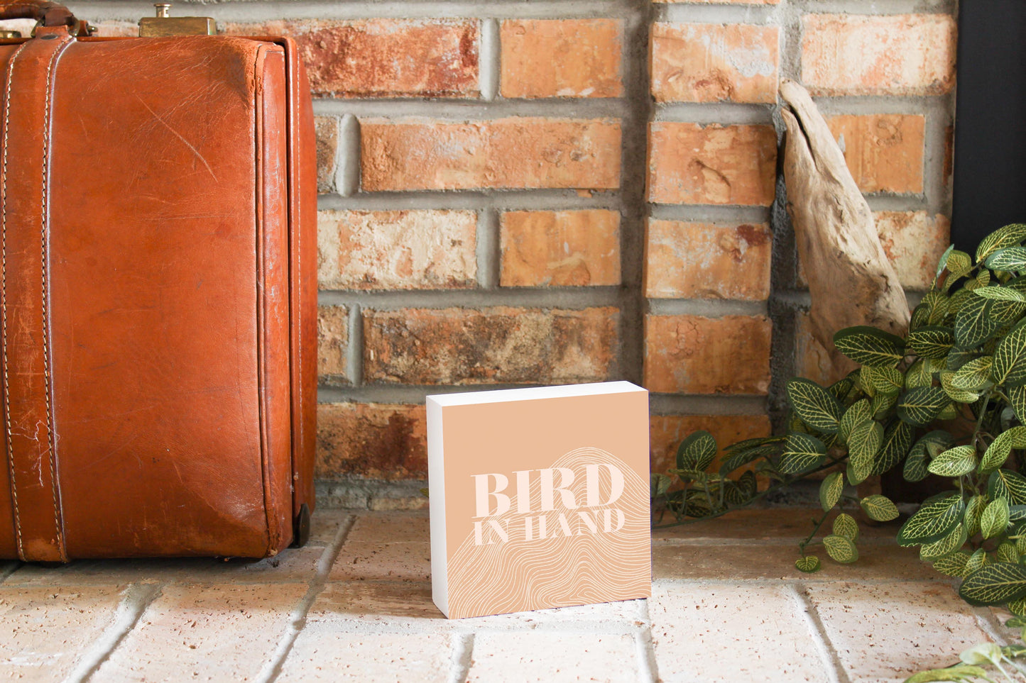 Modern Minimalist Pennsylvania Bird Quip | Wood Block | Eaches | Min 4