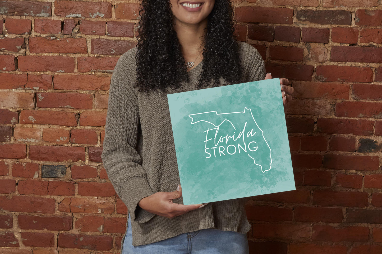 Florida Strong Blue | Wood Sign | Eaches | Min 2