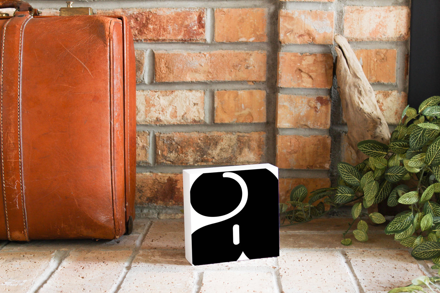 Fun Chunky Monogram A | Wood Block | Eaches | Min 4
