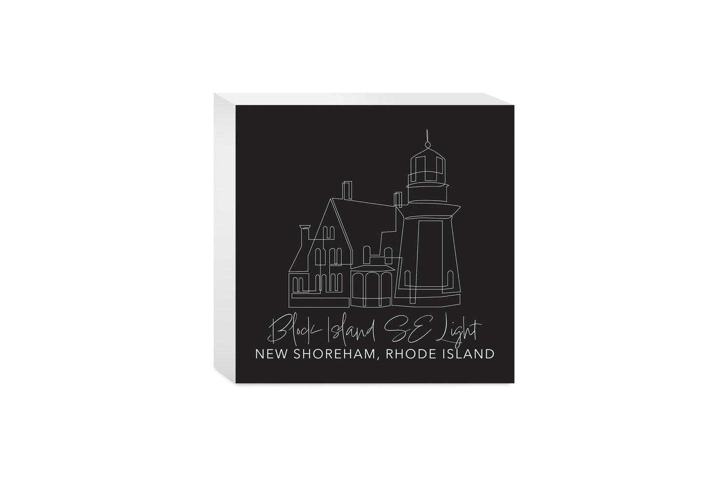 Black Block Island Se Light| Wood Block | Eaches | Min 4