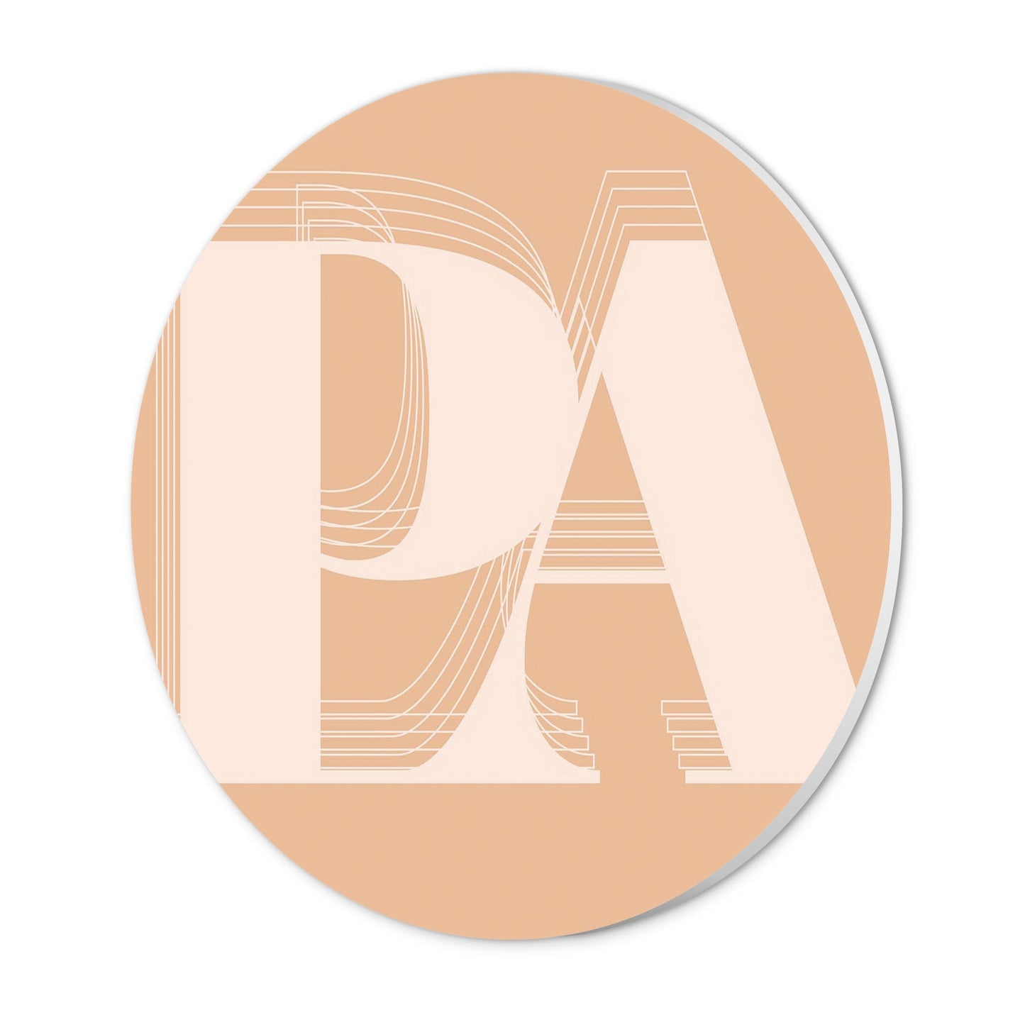 Modern Minimalist Pennsylvania Pa Initials Light | Wood Sign | Eaches | Min 1