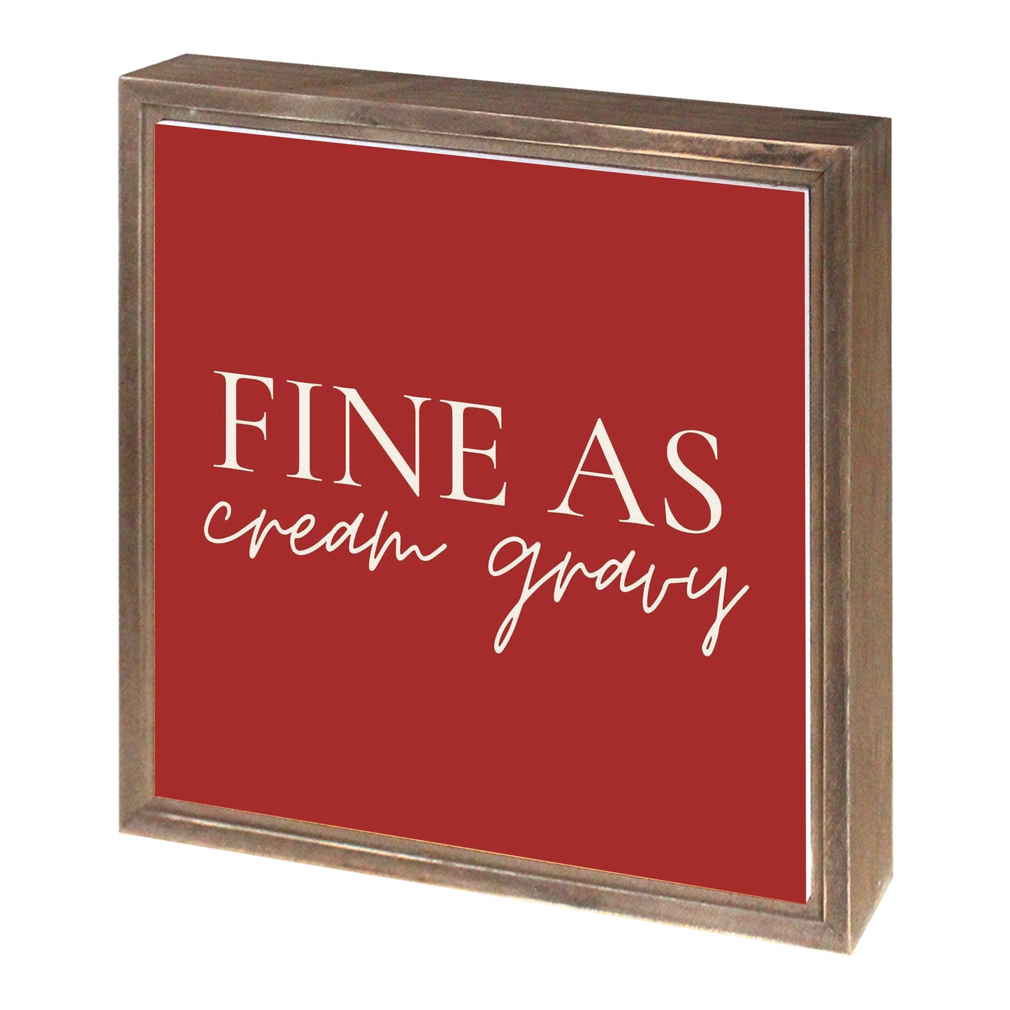 Modern Minimalist Texas Fine As Gravy | Wood Sign | Eaches | Min 1