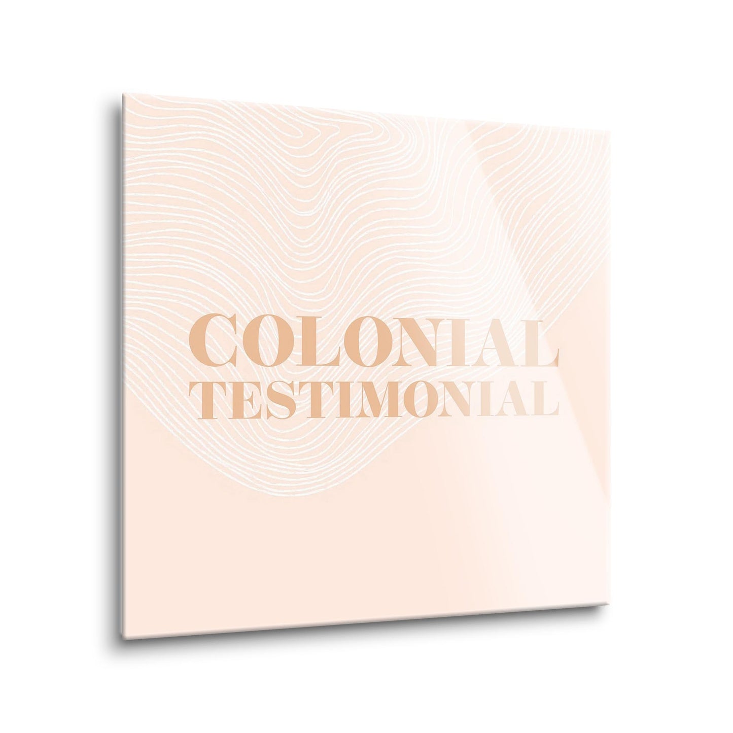 Modern Minimalist Pennsylvania Colonial Quip | Hi-Def Glass Art | Eaches | Min 1