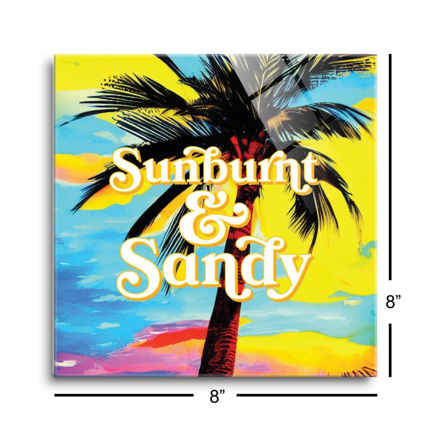 Sunburnt Sandy | Hi-Def Glass Art | Eaches | Min 2