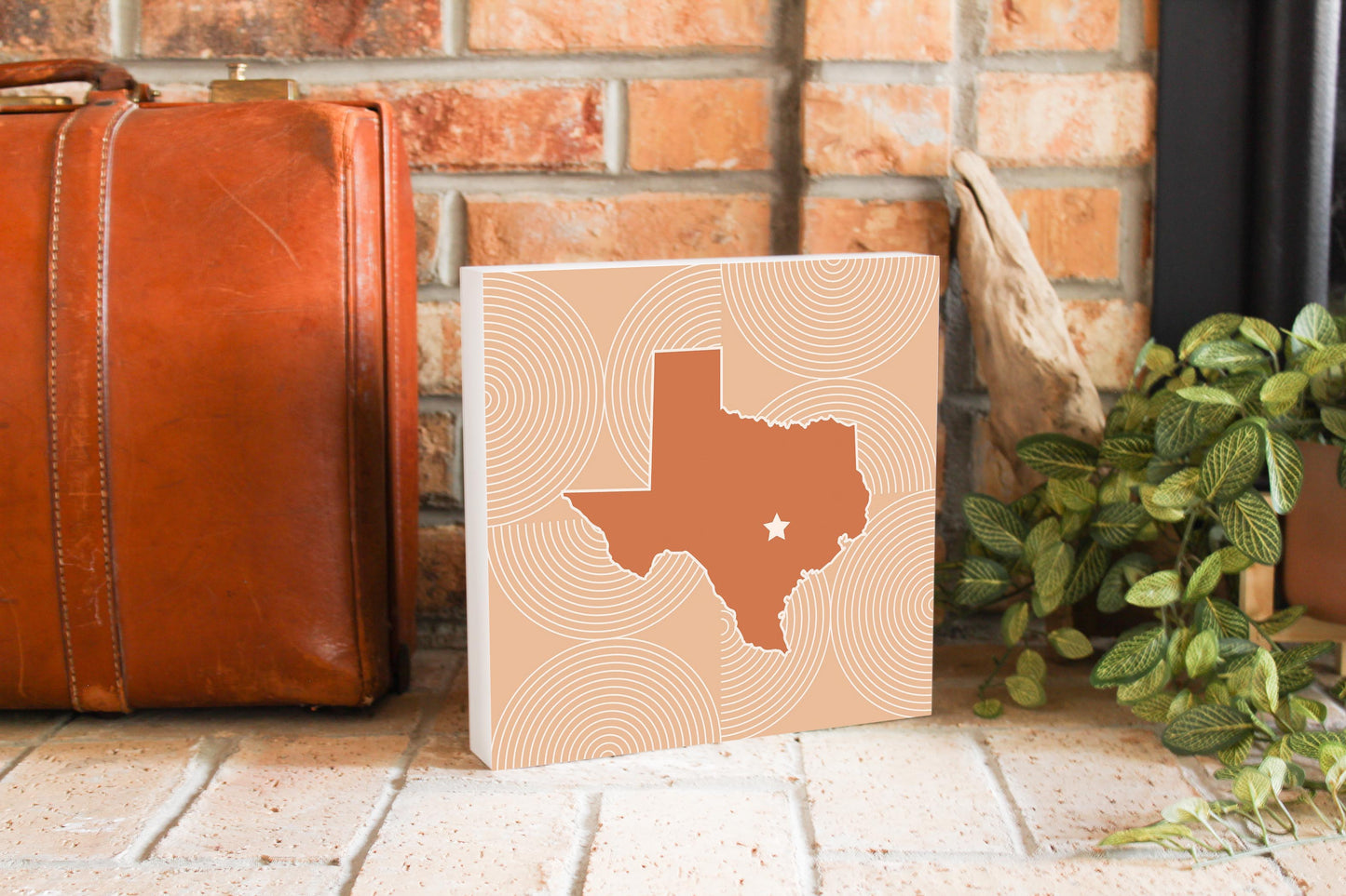 Modern Minimalist Texas Austin Star | Wood Block | Eaches | Min 2